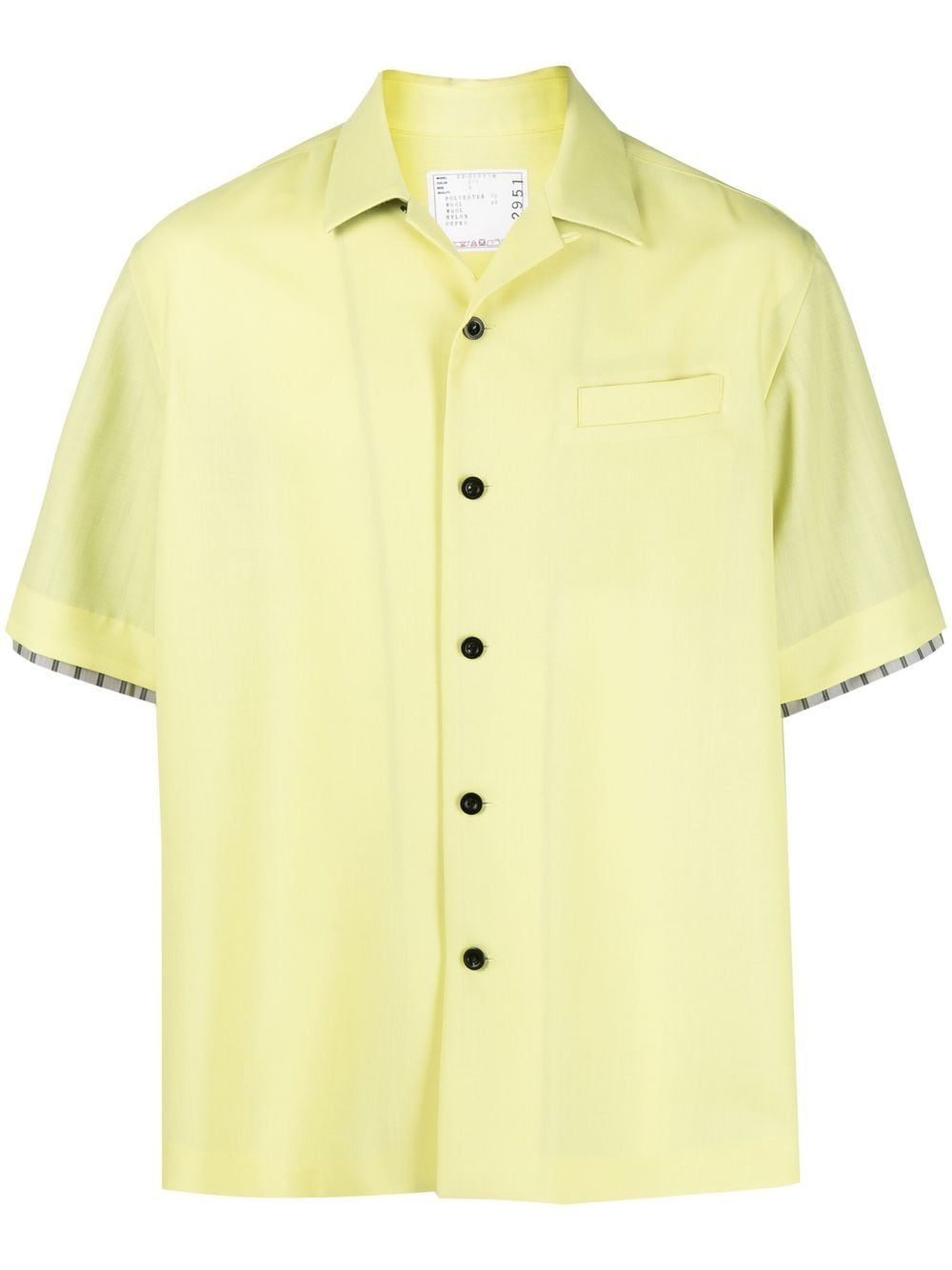 sacai shortsleeved oversized shirt - Yellow von sacai