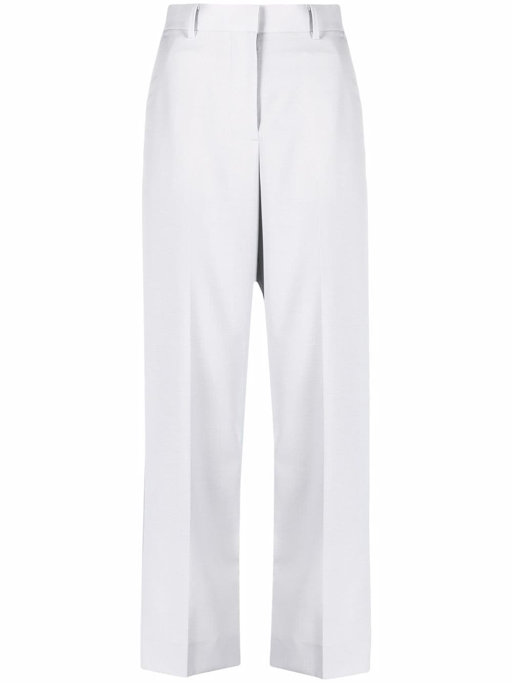 sacai side-stripe straight-leg trousers - Grey von sacai