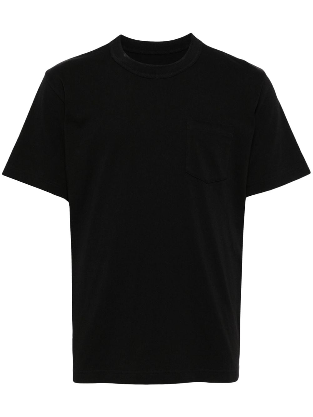 sacai slogan-print cotton T-shirt - Black von sacai