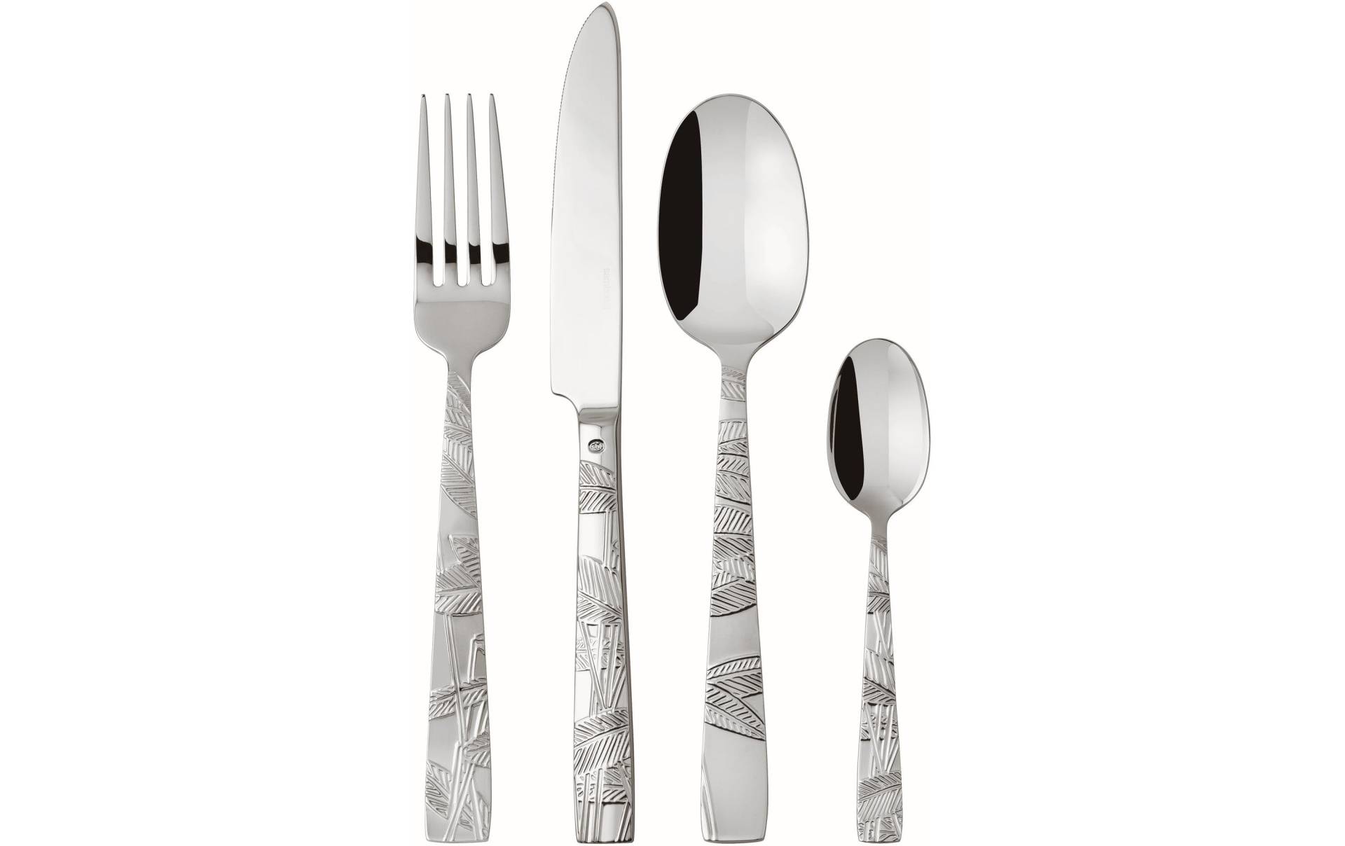 sambonet Besteck-Set »Tafelbesteck Jungle Inox«, (24 tlg.) von sambonet