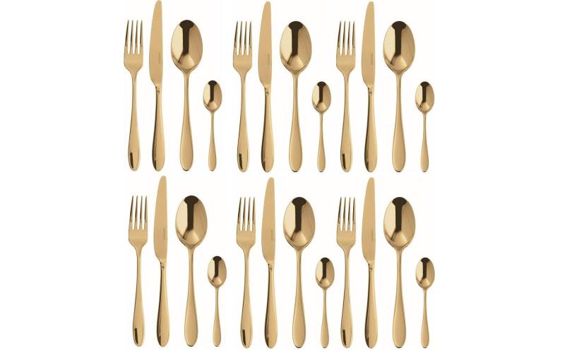 sambonet Besteck-Set »Velvet 24-teilig«, (24 tlg.) von sambonet