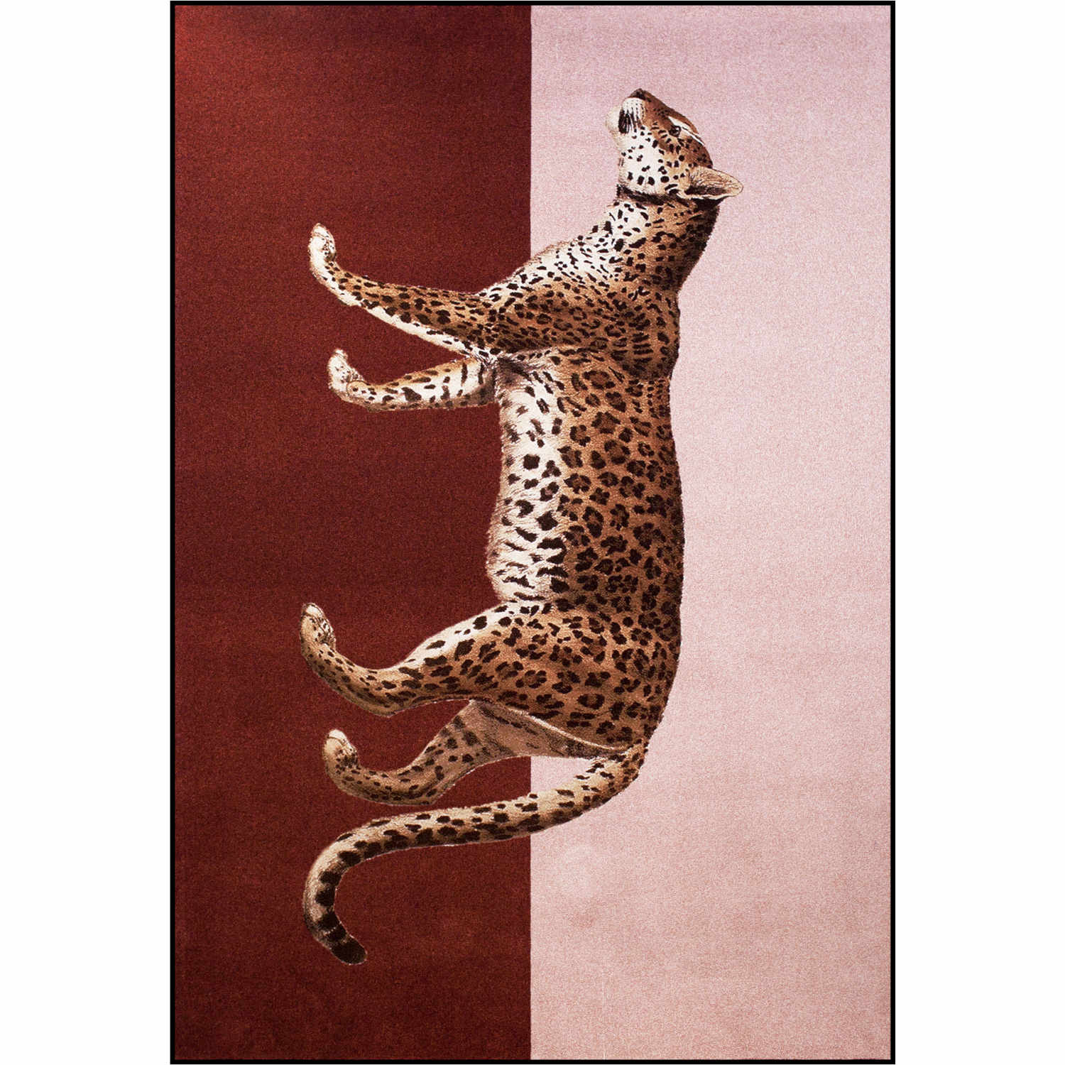 Bestia Teppich, Grösse ø 100 cm, Motiv panthera 3 Bestia Teppich, Grösse ø 100 cm, Motiv panthera 3 von Sula