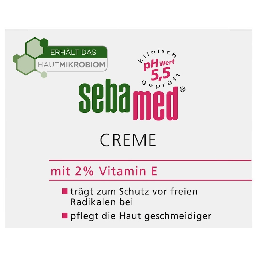sebamed  sebamed Creme mit 2% Vitamin E gesichtscreme 75.0 ml von sebamed