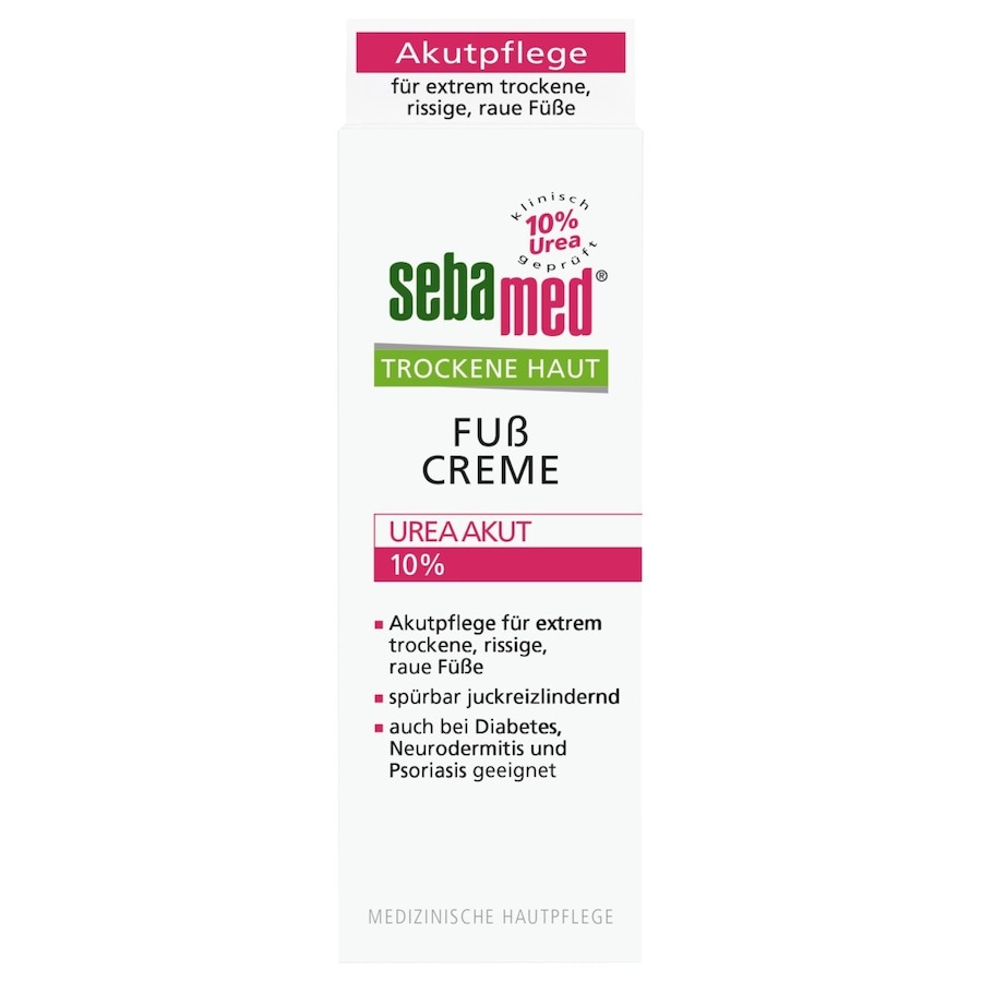 sebamed  sebamed Trockene Haut Fuss-Creme Urea Akut 10% fusscreme 100.0 ml von sebamed