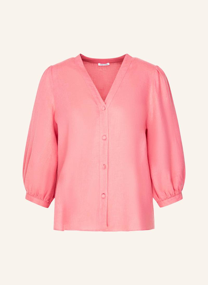 Seidensticker Bluse Mit Leinen Und 3/4-Arm rosa von seidensticker