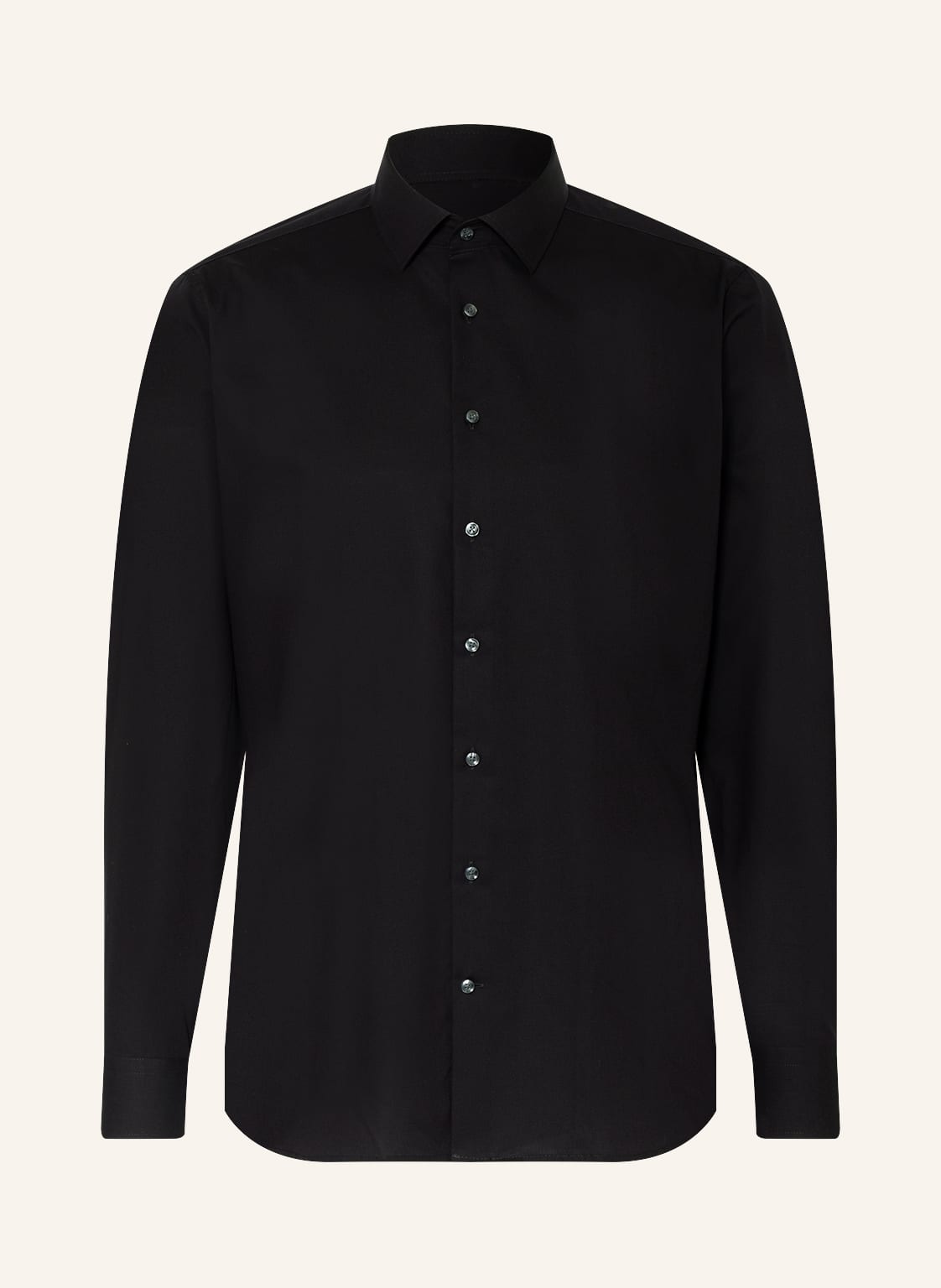 Seidensticker Hemd Tailored Fit schwarz von seidensticker
