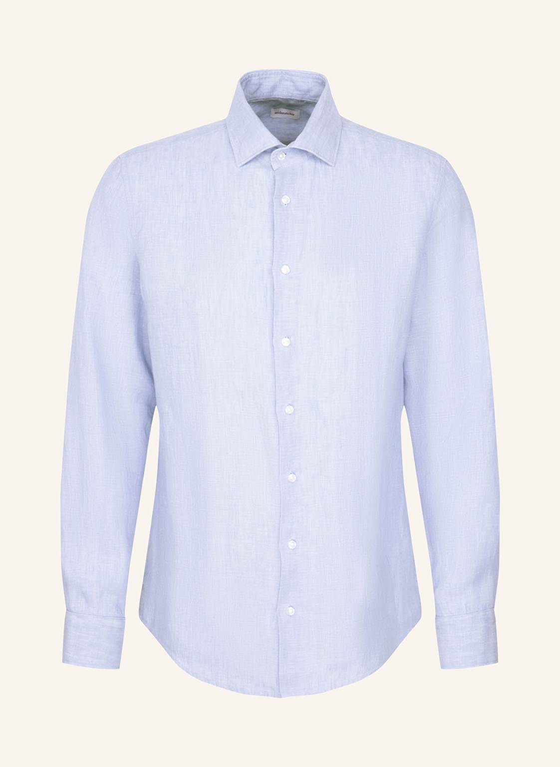 Seidensticker Leinenhemd Slim Fit blau von seidensticker