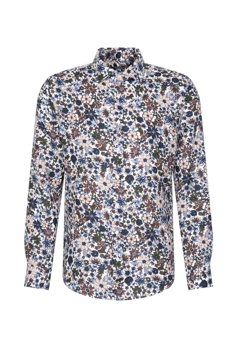 seidensticker Businesshemd »Slim«, Slim Langarm Kentkragen Floral von seidensticker