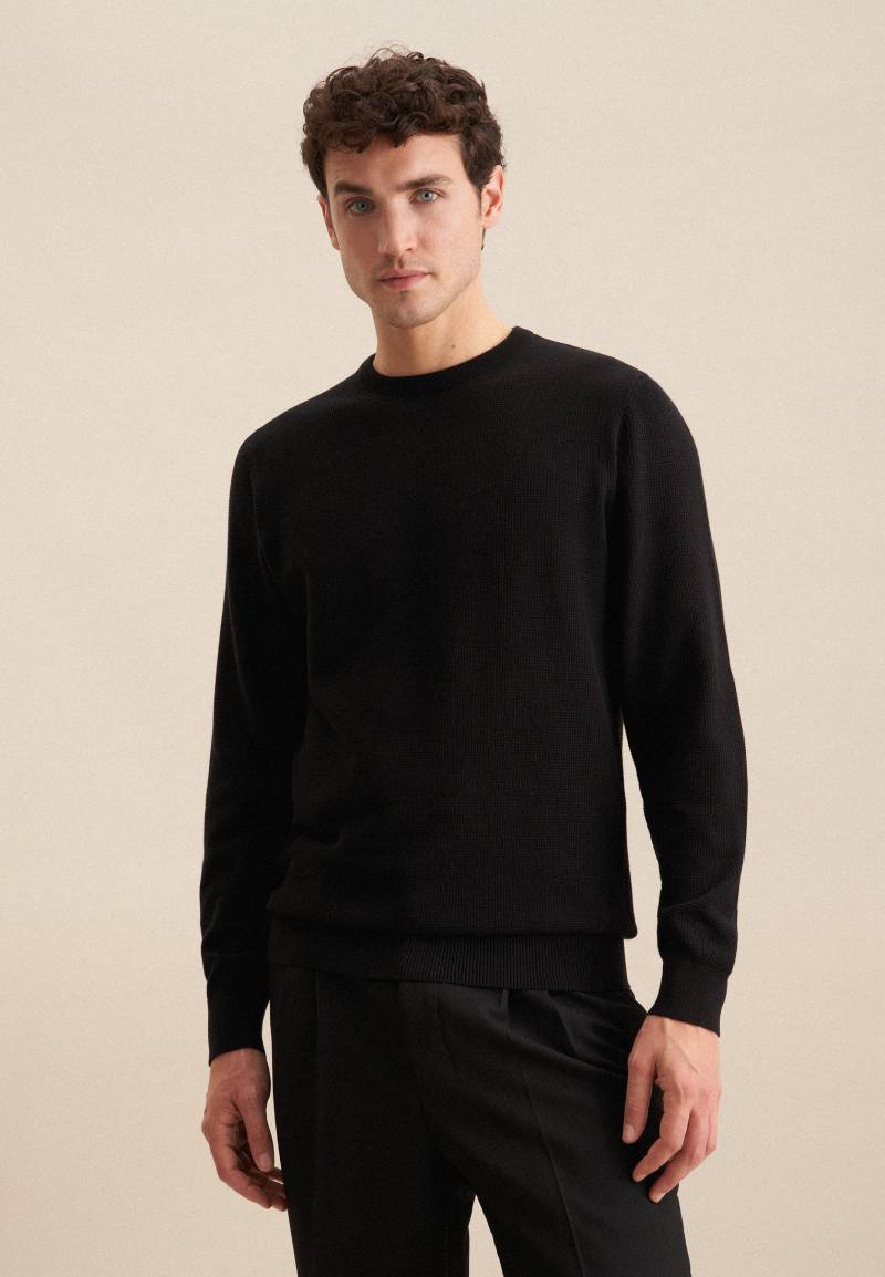 seidensticker Strickpullover »Schwarze Rose«, Rundhals von seidensticker