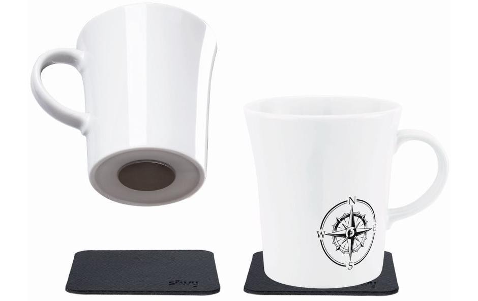 Tasse »Porzellan Set«, (Set) von silwy MAGNETIC SYSTEM