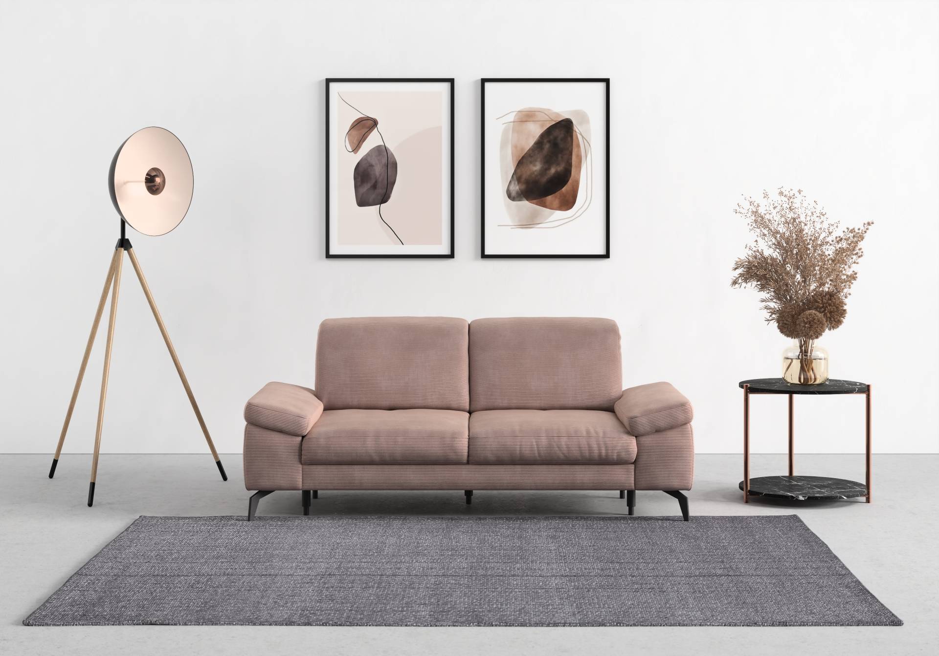 sit&more 2,5-Sitzer »Cabana«, Breite 211 cm, mit oder ohne Sitztiefen-, und Kopfteilfunktion sit&more 2,5-Sitzer »Cabana«, Breite 211 cm, mit oder ohne Sitztiefen-, und Kopfteilfunktion von sit&more