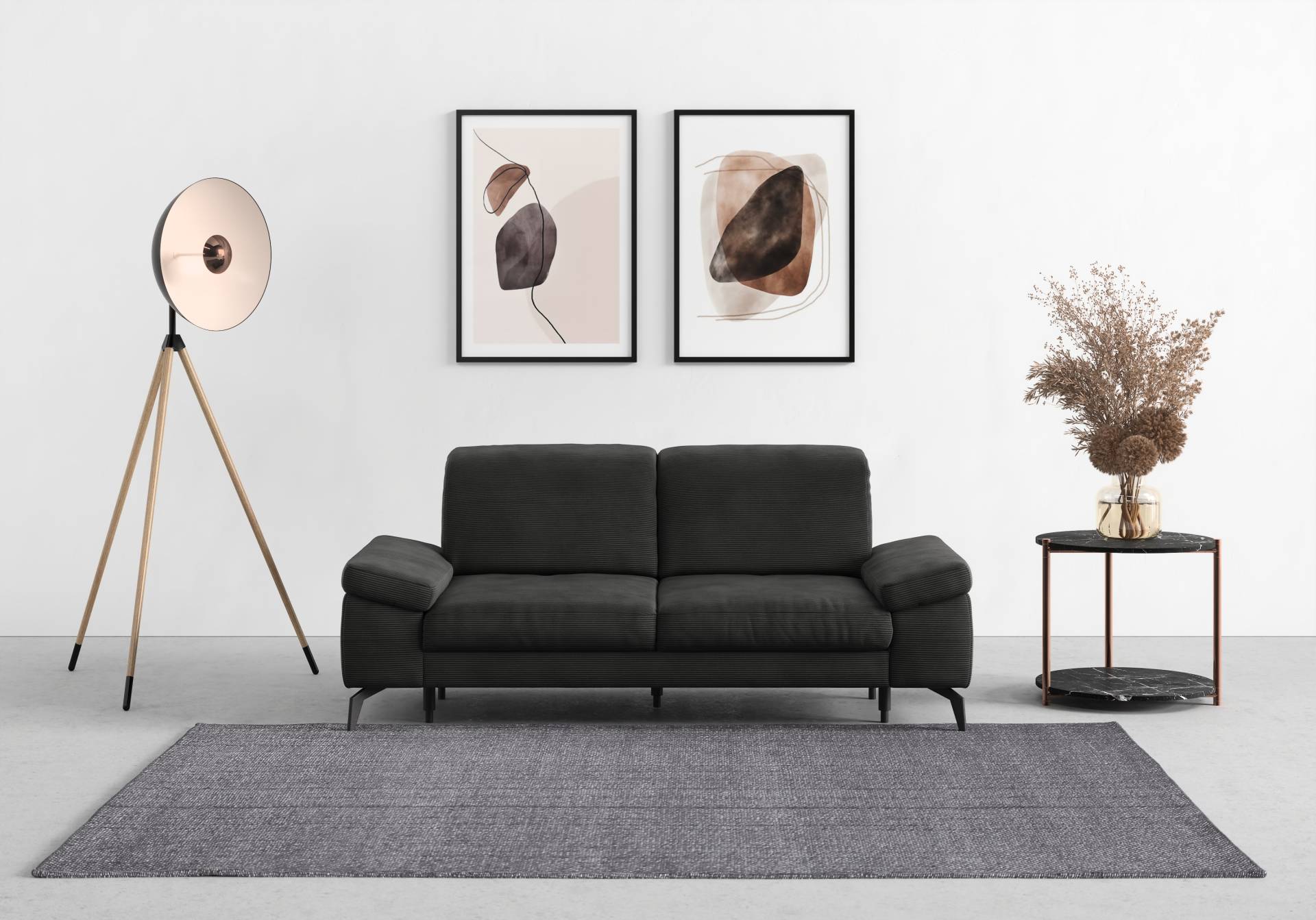 sit&more 2,5-Sitzer »Cabana«, Breite 211 cm, mit oder ohne Sitztiefen-, und Kopfteilfunktion von sit&more