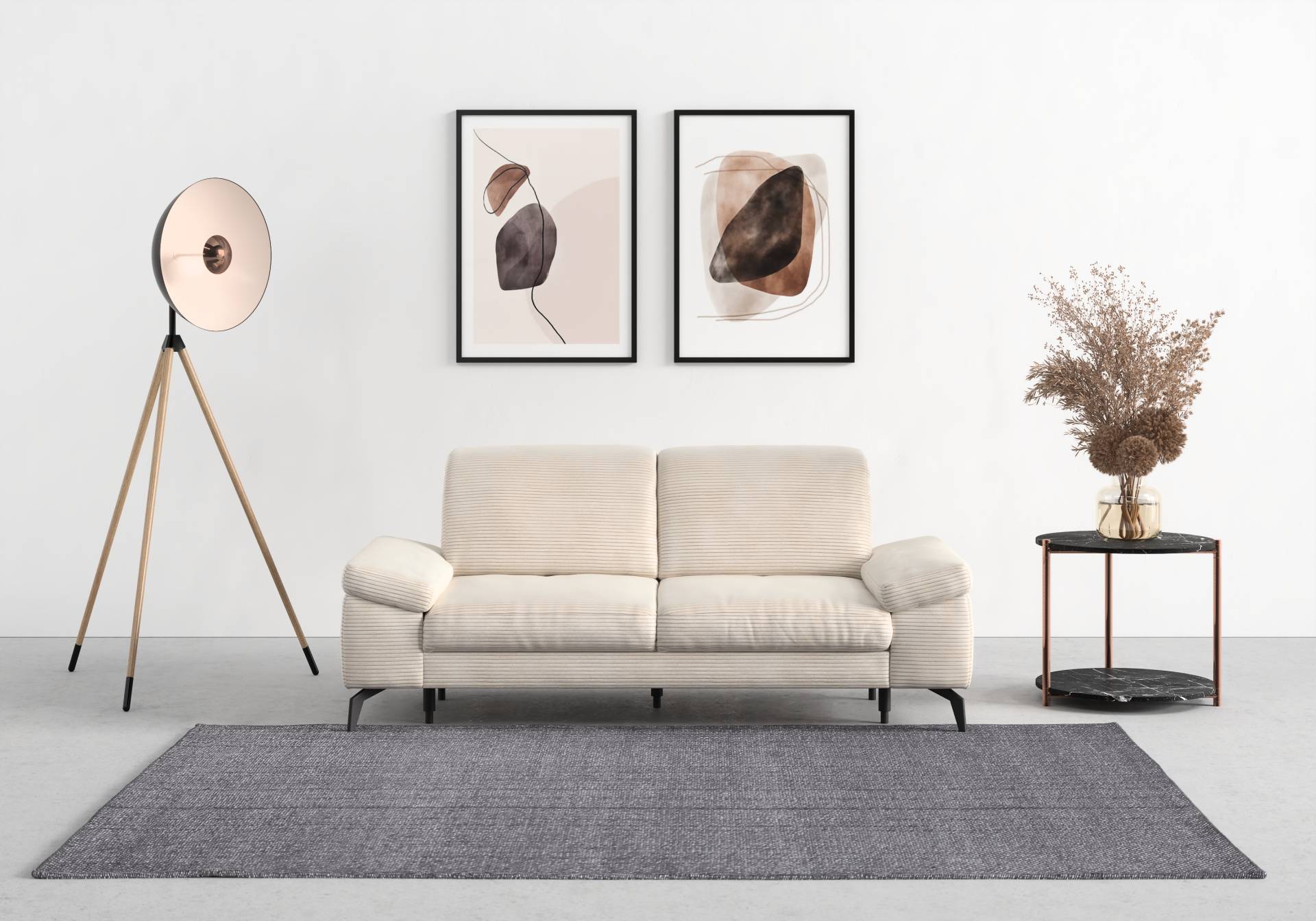 sit&more 2,5-Sitzer »Cabana«, Breite 211 cm, mit oder ohne Sitztiefen-, und Kopfteilfunktion sit&more 2,5-Sitzer »Cabana«, Breite 211 cm, mit oder ohne Sitztiefen-, und Kopfteilfunktion von sit&more