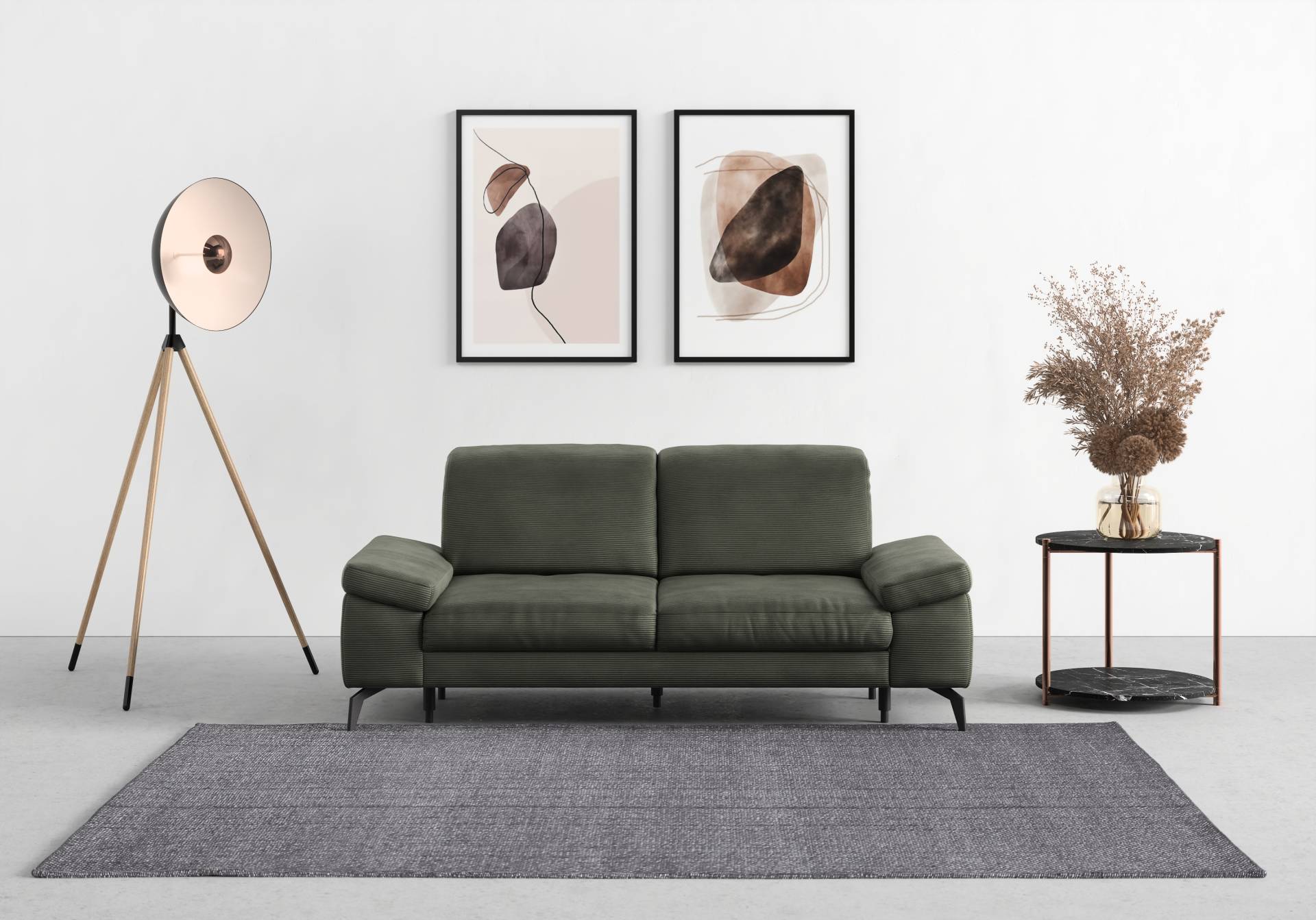 sit&more 2,5-Sitzer »Cabana«, Breite 211 cm, mit oder ohne Sitztiefen-, und Kopfteilfunktion sit&more 2,5-Sitzer »Cabana«, Breite 211 cm, mit oder ohne Sitztiefen-, und Kopfteilfunktion von sit&more