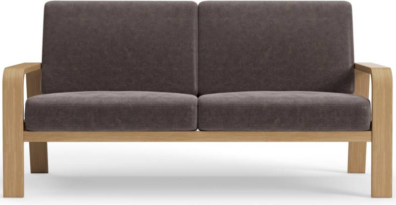 sit&more 2,5-Sitzer »Kolding«, Armlehnen aus Buchenholz in natur, verschiedene Bezüge und Farben von sit&more