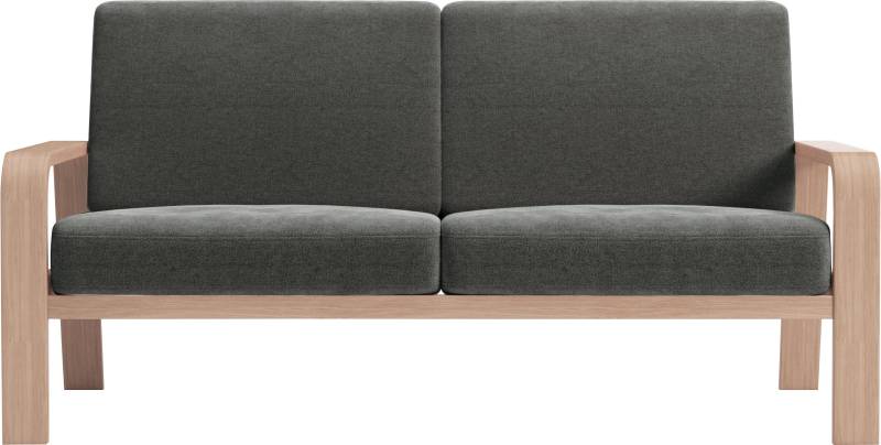 sit&more 2,5-Sitzer »Kolding«, Armlehnen aus Buchenholz in natur, verschiedene Bezüge und Farben von sit&more