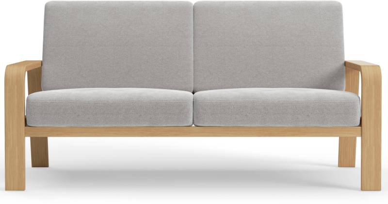 sit&more 2,5-Sitzer »Kolding«, Armlehnen aus Buchenholz in natur, verschiedene Bezüge und Farben von sit&more