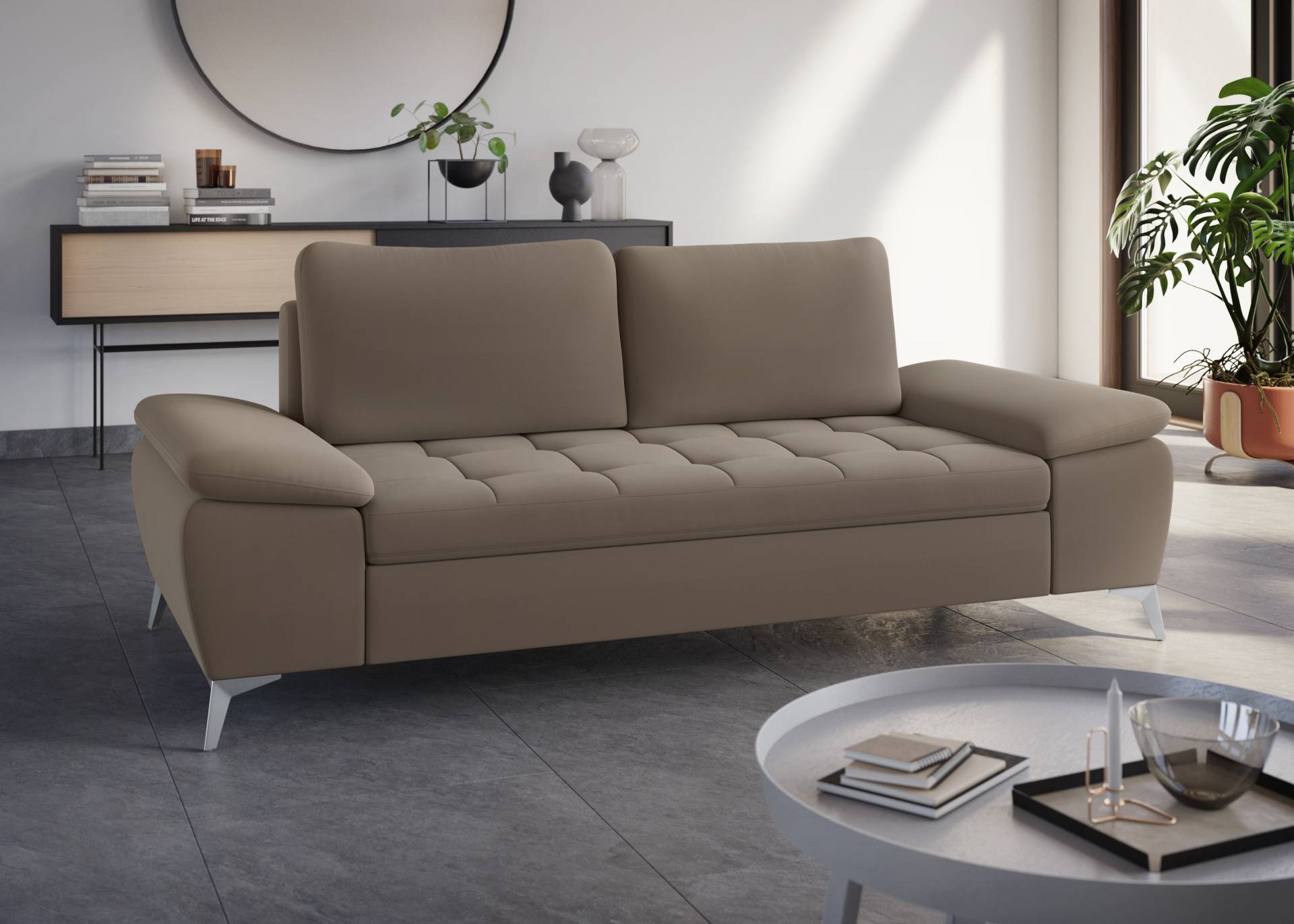 sit&more 2,5-Sitzer »Latigo«, mit hochwertigen Metallfüssen von sit&more