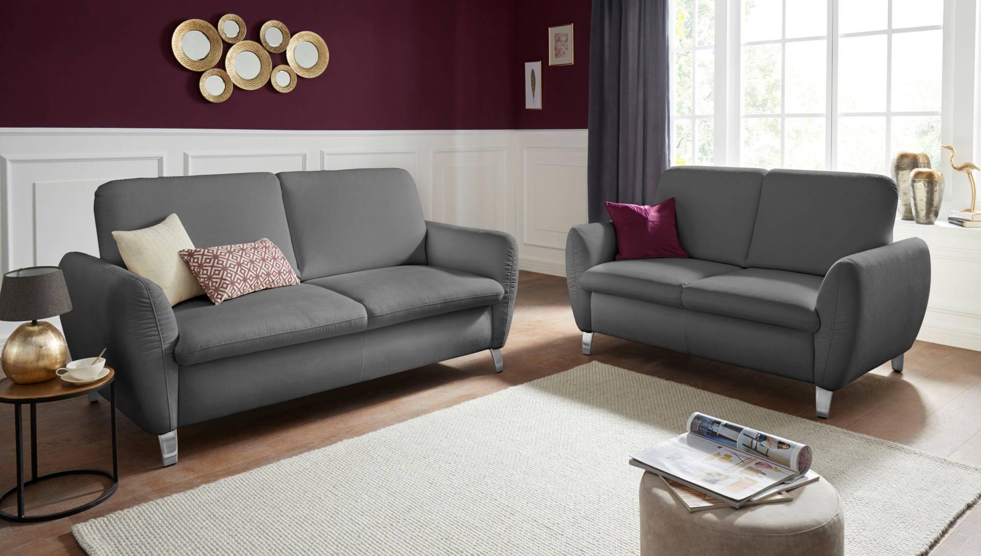 sit&more 2,5-Sitzer »Daytona«, inklusive Federkern und einer Kopfstütze sit&more 2,5-Sitzer »Daytona«, inklusive Federkern und einer Kopfstütze von sit&more