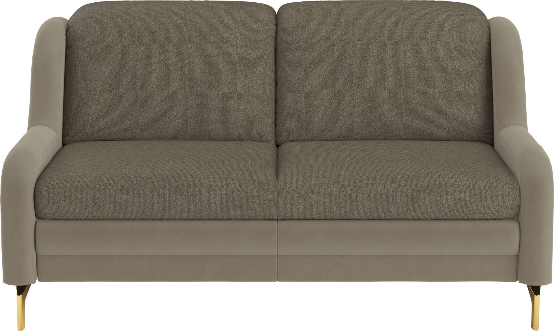 sit&more 2-Sitzer »Orient«, inkl. 2 Zierkissen mit Strass-Stein, goldfarbenfabene Metallfüsse von sit&more