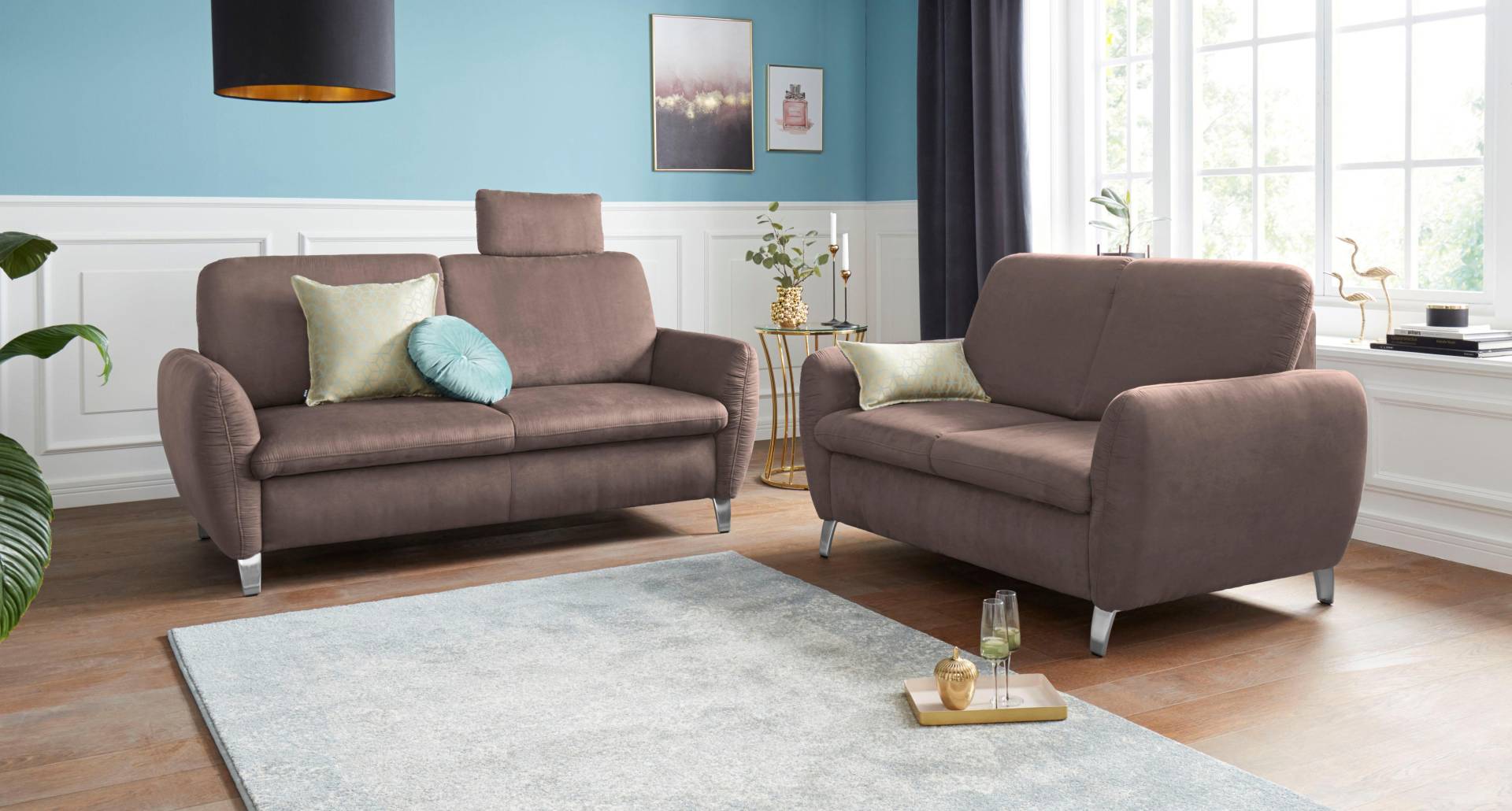 sit&more 2-Sitzer »Daytona«, inklusive Federkern und einer Kopfstütze sit&more 2-Sitzer »Daytona«, inklusive Federkern und einer Kopfstütze von sit&more