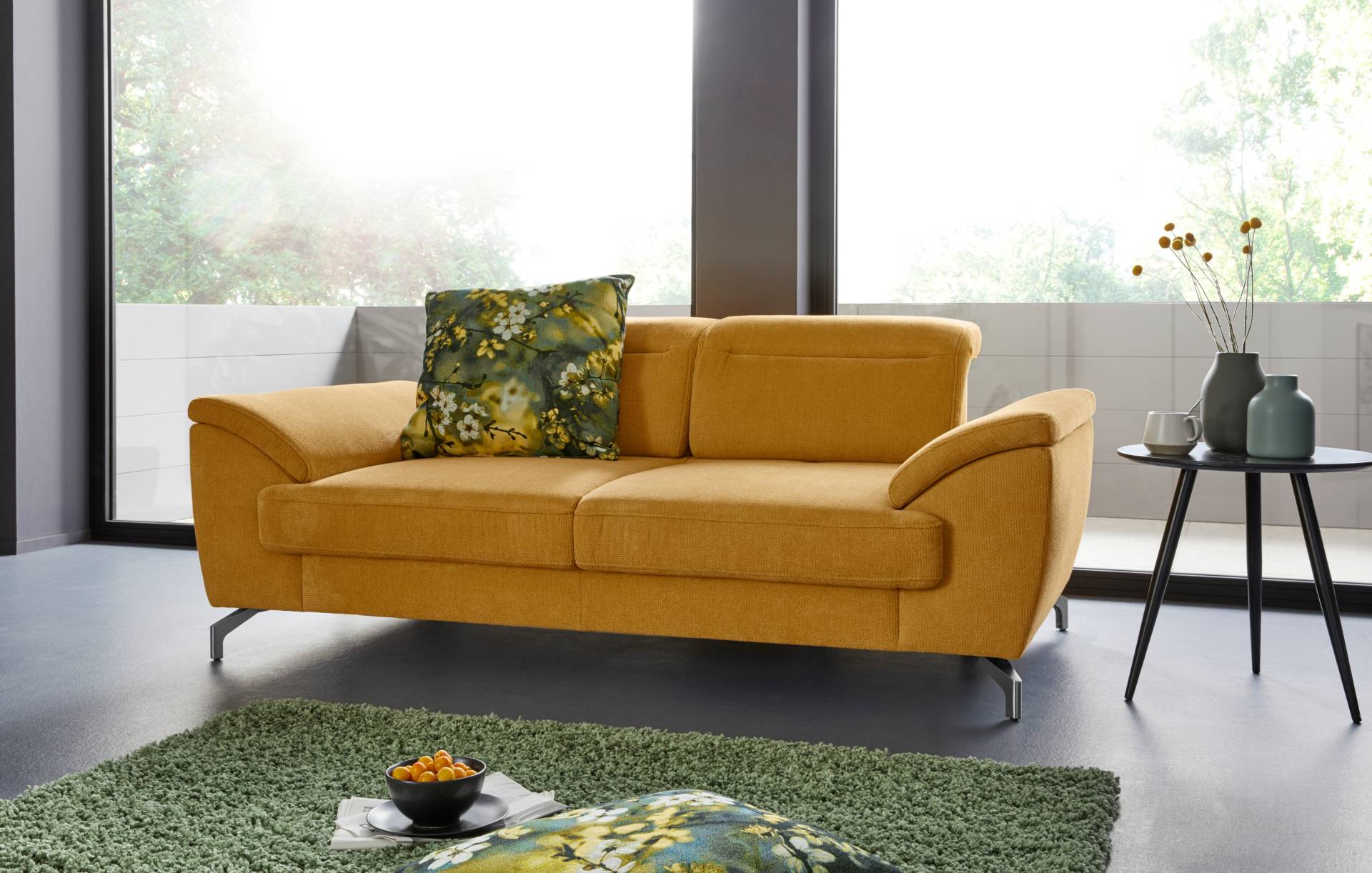 sit&more 2-Sitzer »Percy«, 12 cm Fusshöhe, Sitztiefenverstellung, wahlweise Kopfteilverstellung sit&more 2-Sitzer »Percy«, 12 cm Fusshöhe, Sitztiefenverstellung, wahlweise Kopfteilverstellung von sit&more