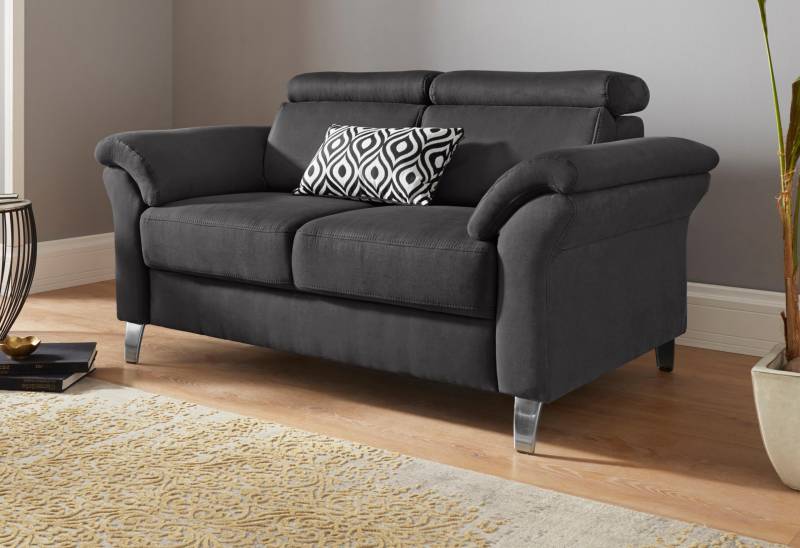 sit&more 2-Sitzer »Arngast«, inklusive Federkern und Kopfteilverstellung von sit&more