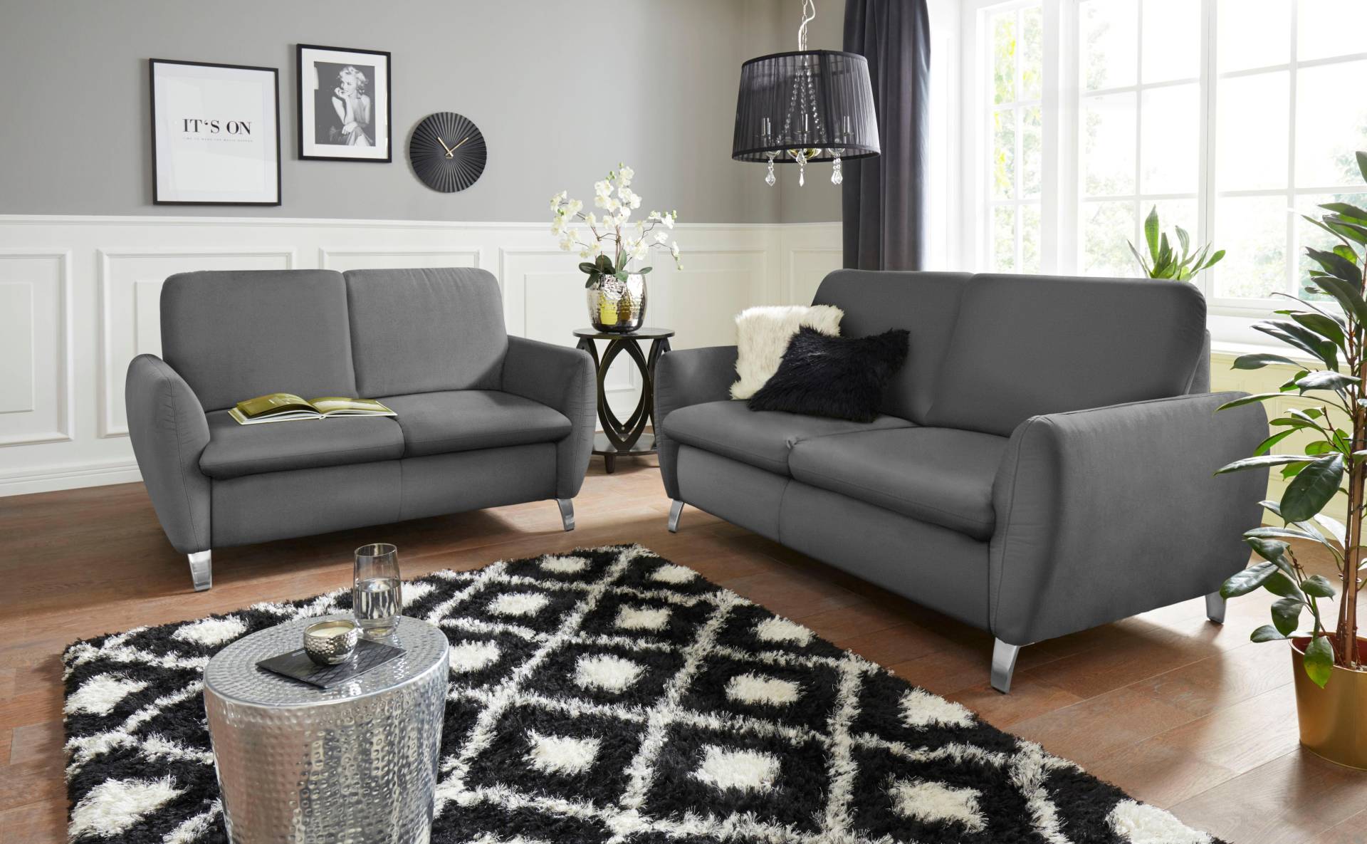 sit&more 2-Sitzer »Daytona«, inklusive Federkern und einer Kopfstütze sit&more 2-Sitzer »Daytona«, inklusive Federkern und einer Kopfstütze von sit&more