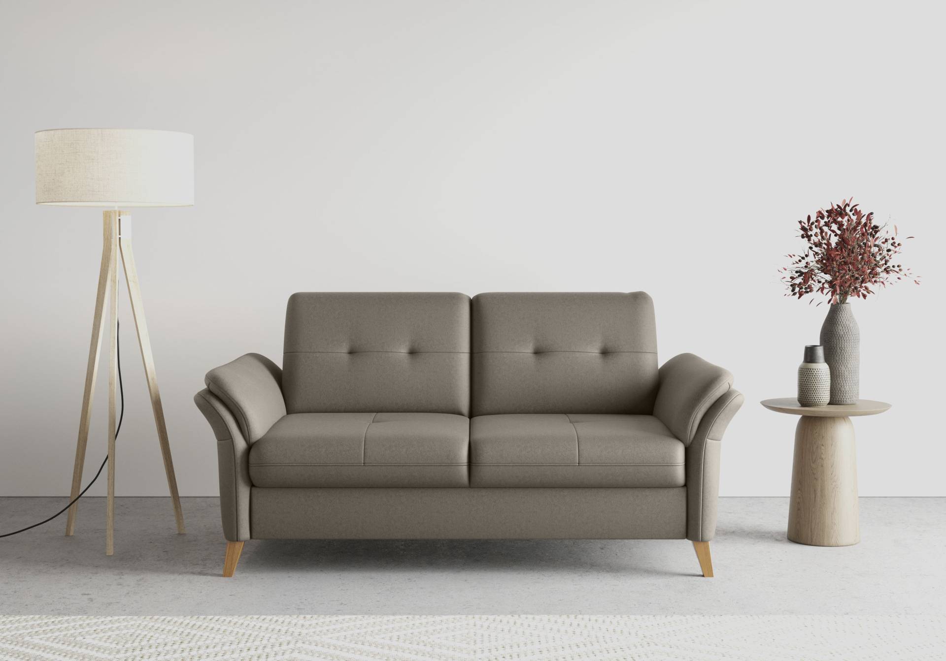 sit&more 3-Sitzer »Göteborg«, inklusive Sitztiefenverstellung und Federkern von sit&more