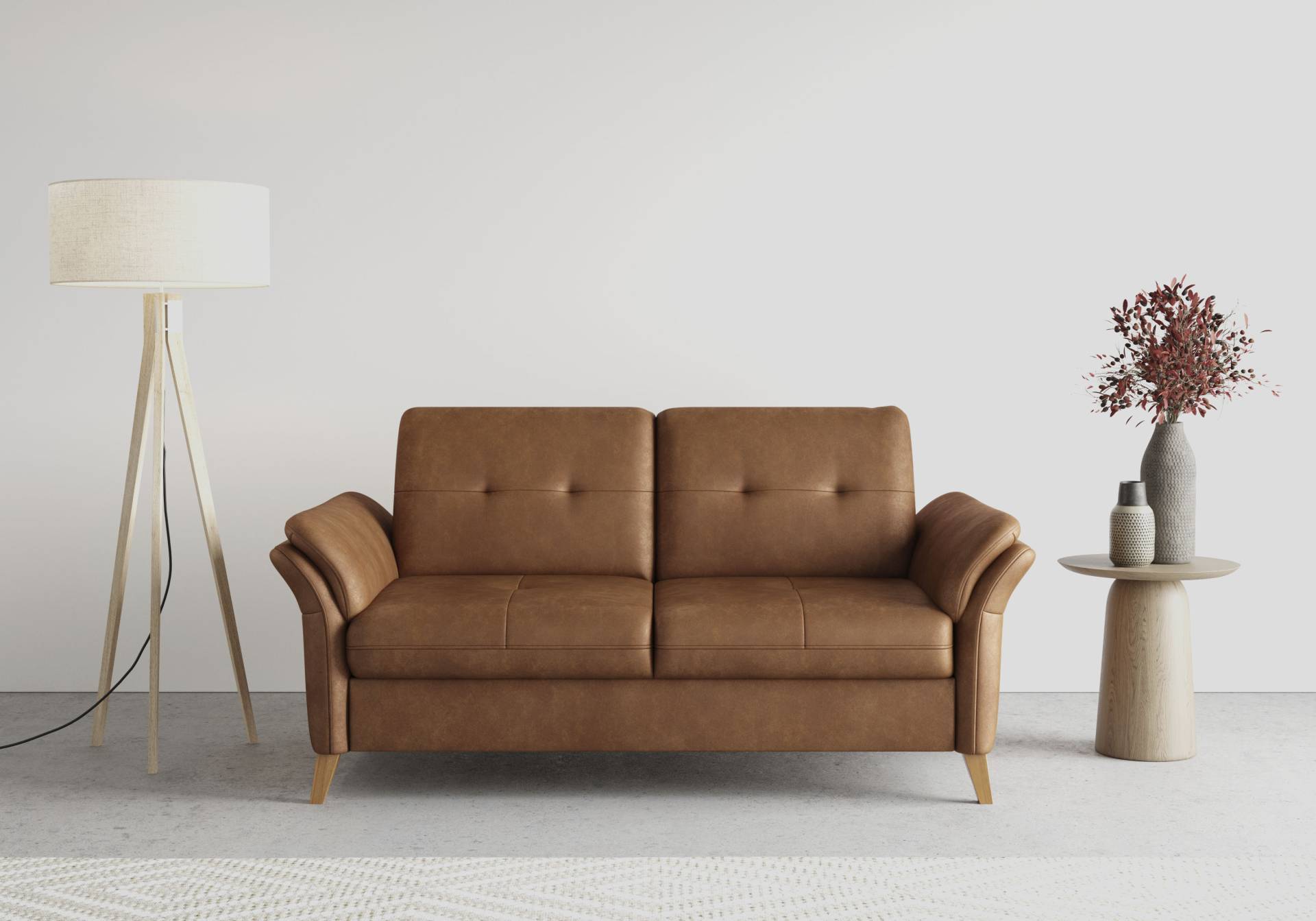 sit&more 3-Sitzer »Göteborg«, inklusive Sitztiefenverstellung und Federkern von sit&more