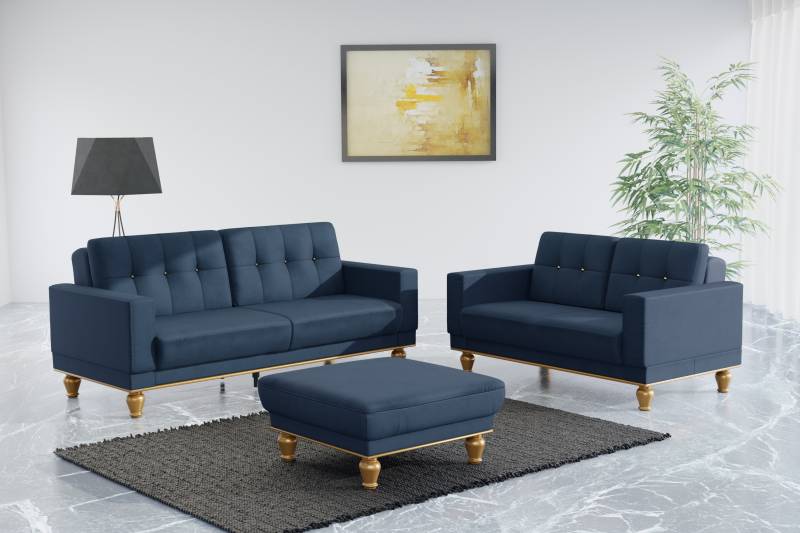 sit&more 3-Sitzer »Orient 5«, mit Strass-Stein, wahlweise mit Bettfunktion und Bettkasten von sit&more