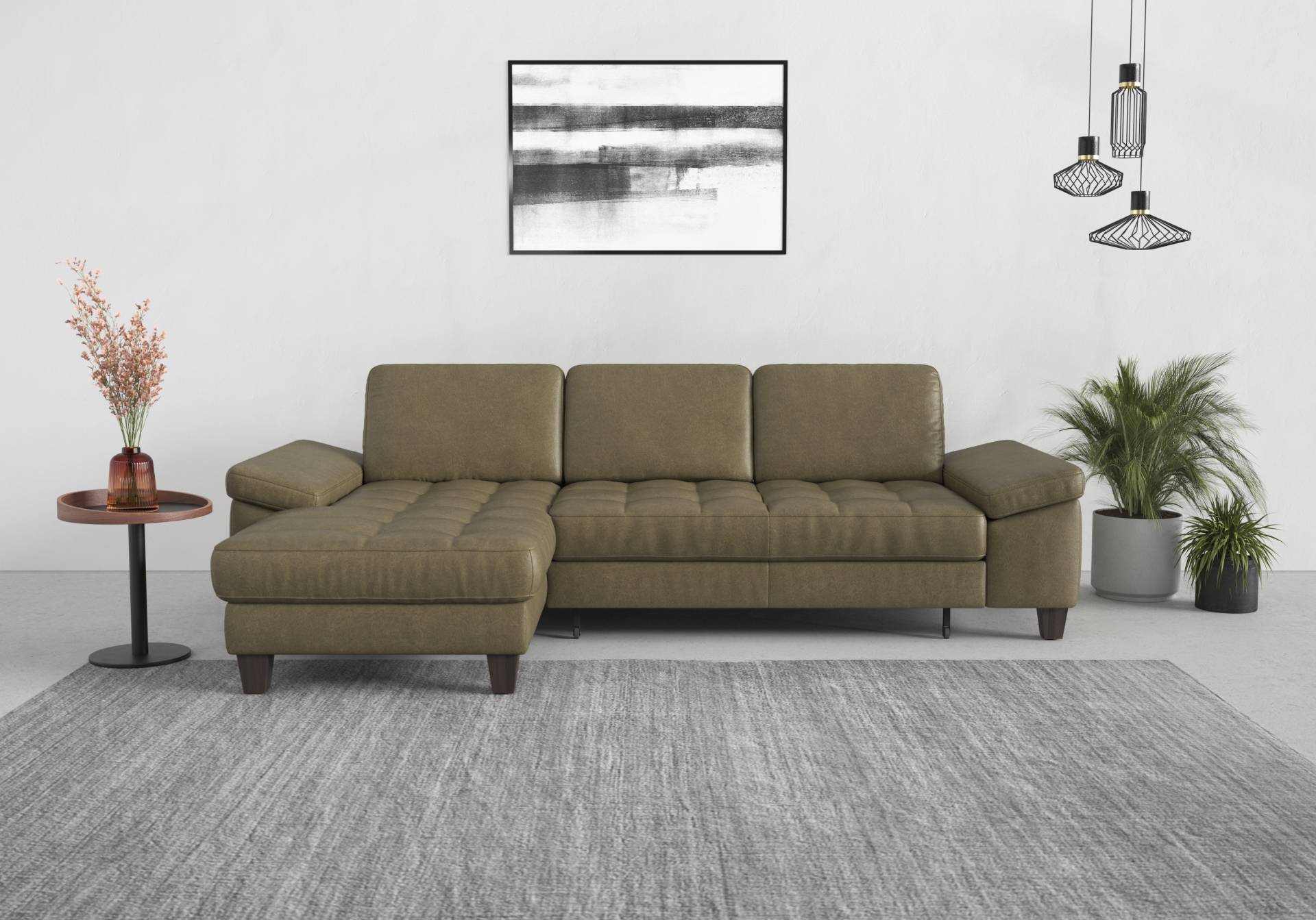 sit&more Ecksofa »Westham L-Form«, Recamiere, mit oder ohne Bettfunktion, Bettkasten, Füsse wengefarben sit&more Ecksofa »Westham L-Form«, Recamiere, mit oder ohne Bettfunktion, Bettkasten, Füsse wengefarben von sit&more