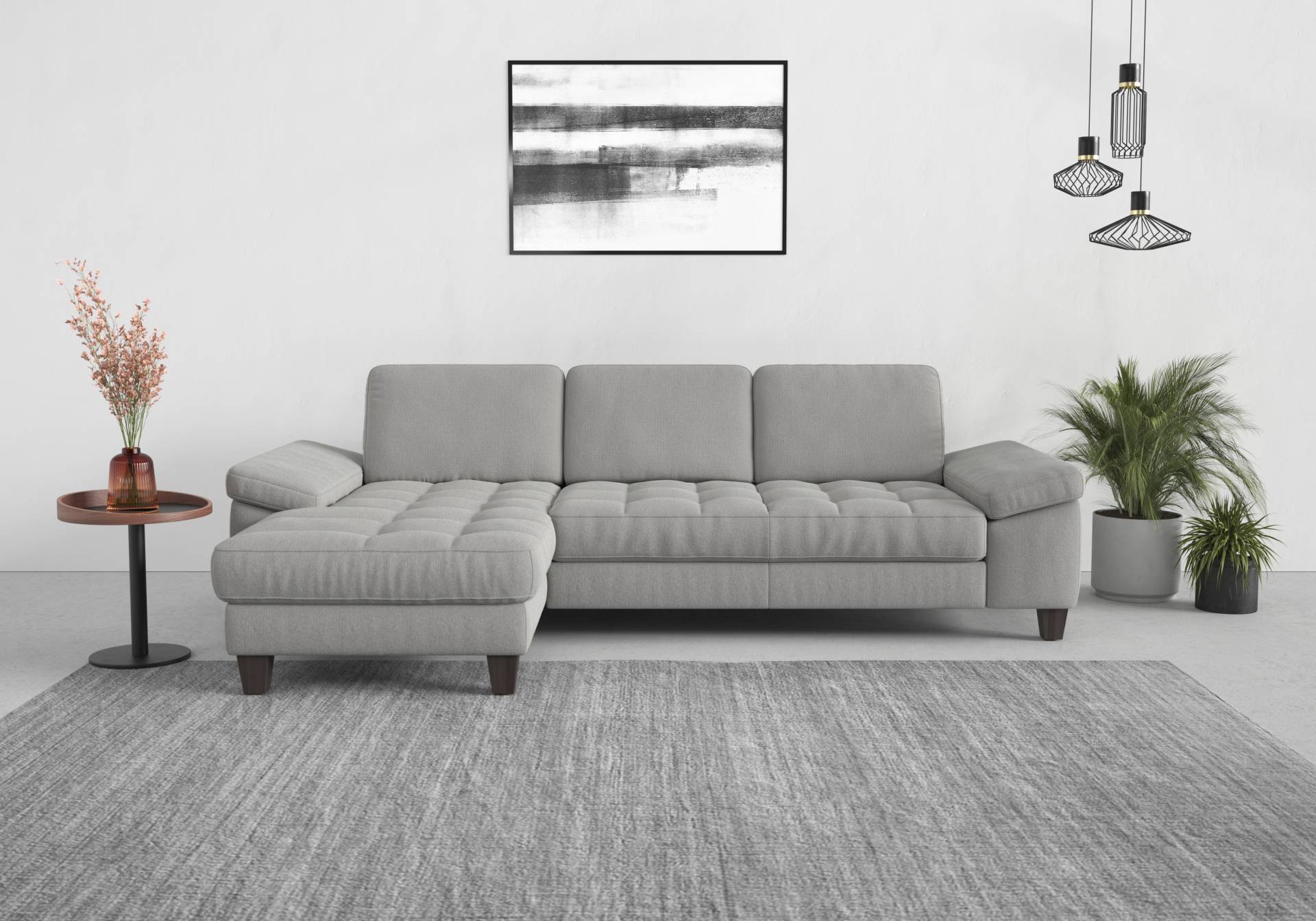 sit&more Ecksofa »Westham L-Form«, Recamiere, mit oder ohne Bettfunktion, Bettkasten, Füsse wengefarben sit&more Ecksofa »Westham L-Form«, Recamiere, mit oder ohne Bettfunktion, Bettkasten, Füsse wengefarben von sit&more