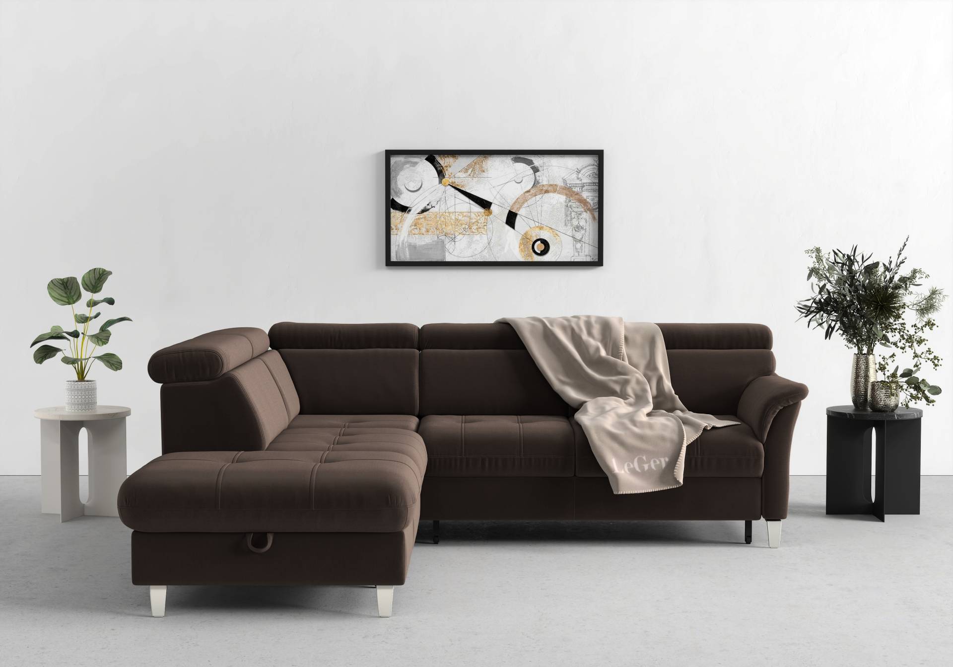 sit&more Ecksofa »Marano L-Form«, inklusive Kopfteilverstellung, wahlweise mit Bettfunktion, Bettkasten sit&more Ecksofa »Marano L-Form«, inklusive Kopfteilverstellung, wahlweise mit Bettfunktion, Bettkasten von sit&more