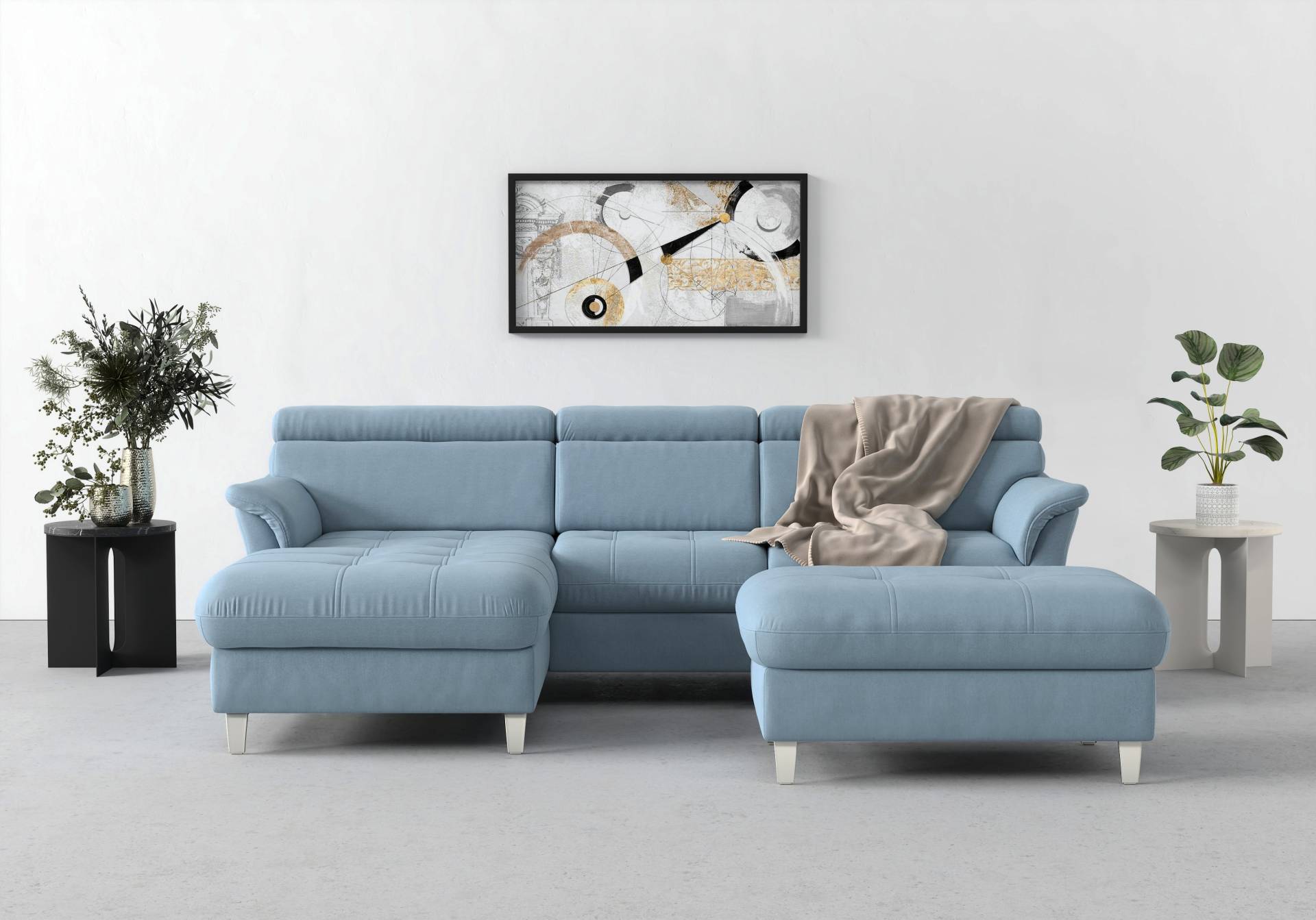sit&more Ecksofa »Marano L-Form«, inklusive Kopfteilverstellung, wahlweise mit Bettfunktion, Bettkasten sit&more Ecksofa »Marano L-Form«, inklusive Kopfteilverstellung, wahlweise mit Bettfunktion, Bettkasten von sit&more