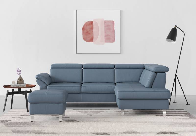 sit&more Ecksofa, inklusive Kopfteilverstellung, wahlweise mit Bettfunktion und Bettkasten von sit&more