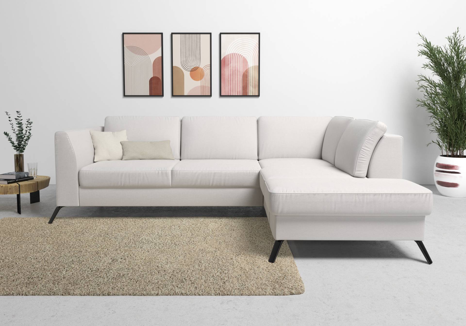 sit&more Ecksofa »Olsen L-Form«, inklusive Sitztiefenverstellung, wahlweise mit Bettfunktion, 15cm hoch sit&more Ecksofa »Olsen L-Form«, inklusive Sitztiefenverstellung, wahlweise mit Bettfunktion, 15cm hoch von sit&more