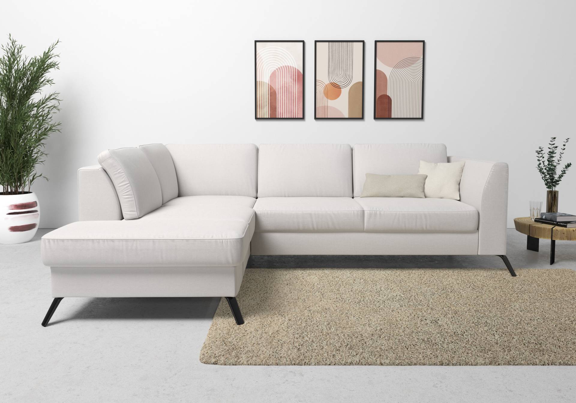 sit&more Ecksofa »Olsen L-Form«, inklusive Sitztiefenverstellung, wahlweise mit Bettfunktion, 15cm hoch sit&more Ecksofa »Olsen L-Form«, inklusive Sitztiefenverstellung, wahlweise mit Bettfunktion, 15cm hoch von sit&more