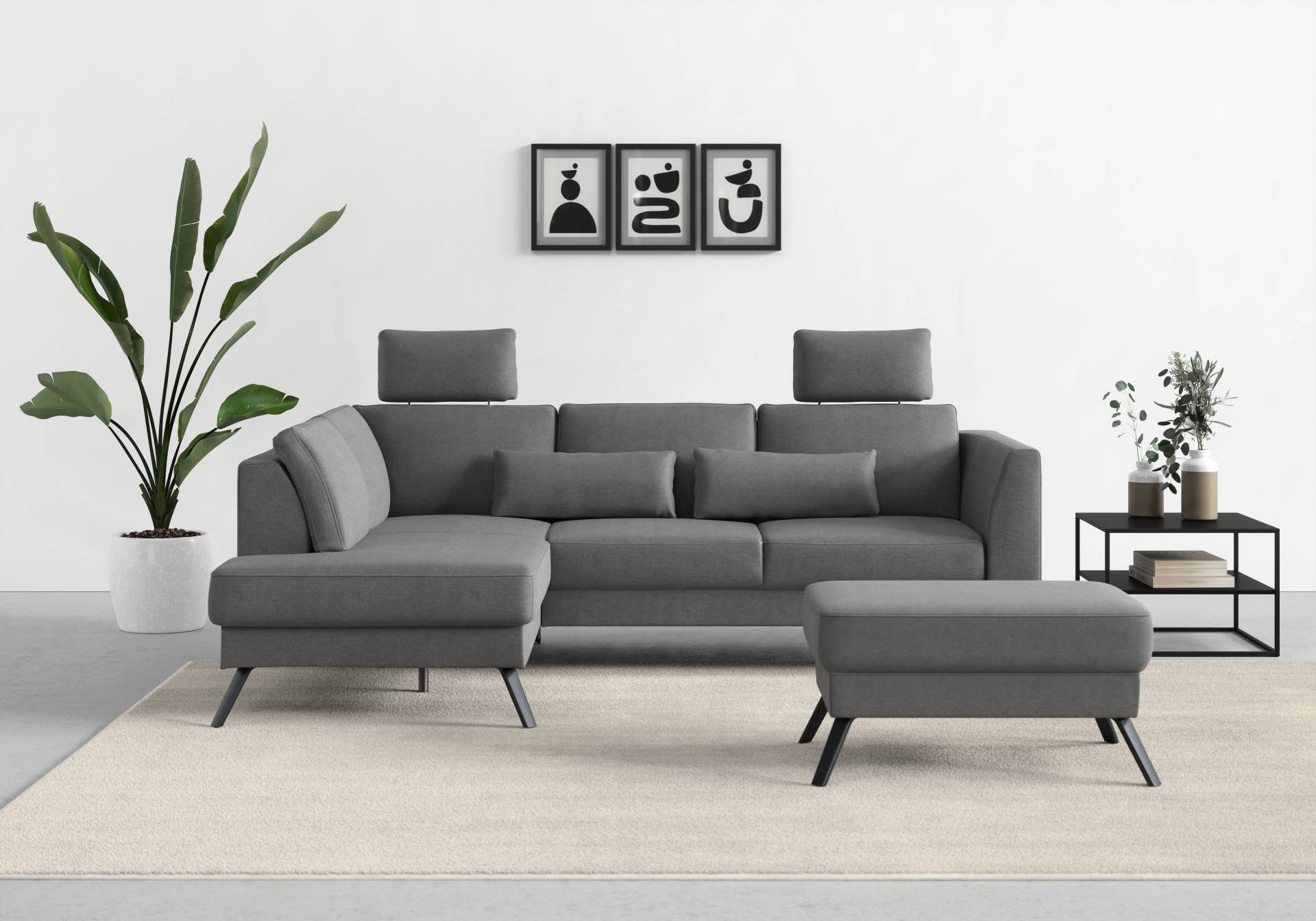 sit&more Ecksofa »Lindholm L-Form« von sit&more