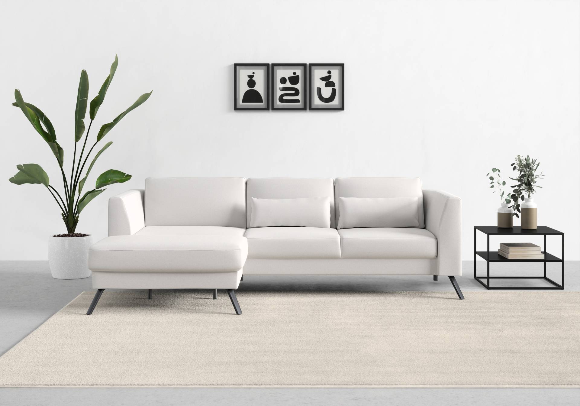 sit&more Ecksofa »Lindholm L-Form«, mit Sitztiefenverstellung und Federkern sit&more Ecksofa »Lindholm L-Form«, mit Sitztiefenverstellung und Federkern von sit&more