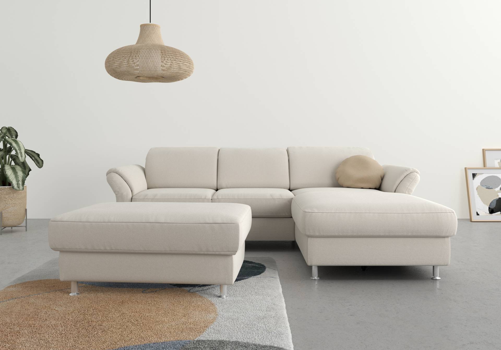 sit&more Ecksofa »Apulia L-Form«, wahlweise Bettfunktion, Bettkasten und Kopf- und Armteilverstellung sit&more Ecksofa »Apulia L-Form«, wahlweise Bettfunktion, Bettkasten und Kopf- und Armteilverstellung von sit&more