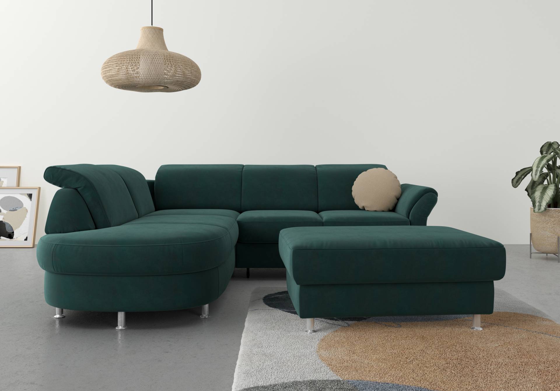 sit&more Ecksofa »Apulia L-Form« von sit&more