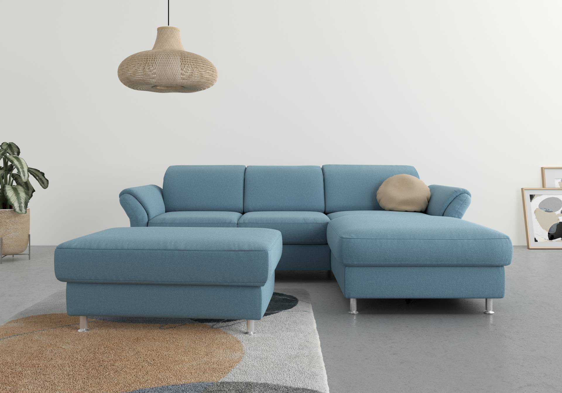 sit&more Ecksofa »Apulia L-Form«, wahlweise Bettfunktion, Bettkasten und Kopf- und Armteilverstellung sit&more Ecksofa »Apulia L-Form«, wahlweise Bettfunktion, Bettkasten und Kopf- und Armteilverstellung von sit&more