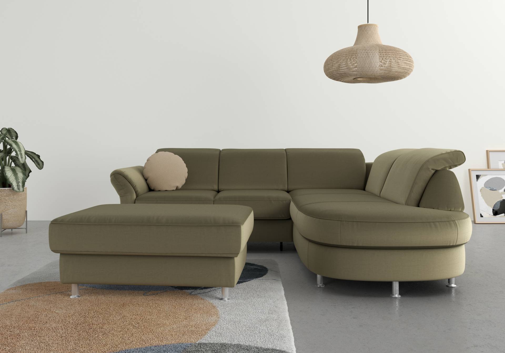 sit&more Ecksofa »Apulia L-Form« von sit&more