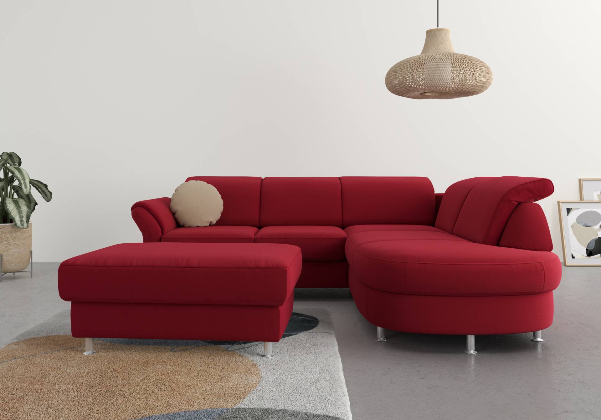 sit&more Ecksofa »Apulia L-Form« von sit&more