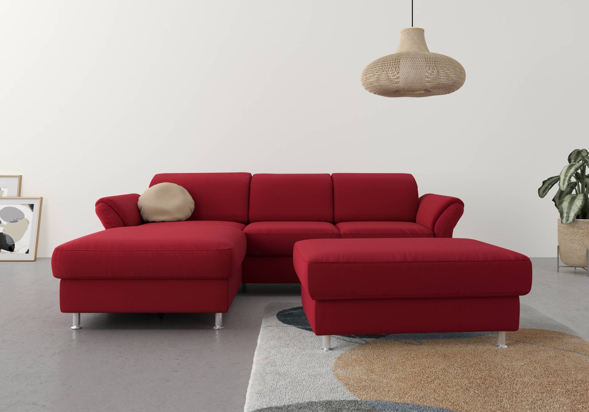 sit&more Ecksofa »Apulia L-Form«, wahlweise Bettfunktion, Bettkasten und Kopf- und Armteilverstellung sit&more Ecksofa »Apulia L-Form«, wahlweise Bettfunktion, Bettkasten und Kopf- und Armteilverstellung von sit&more