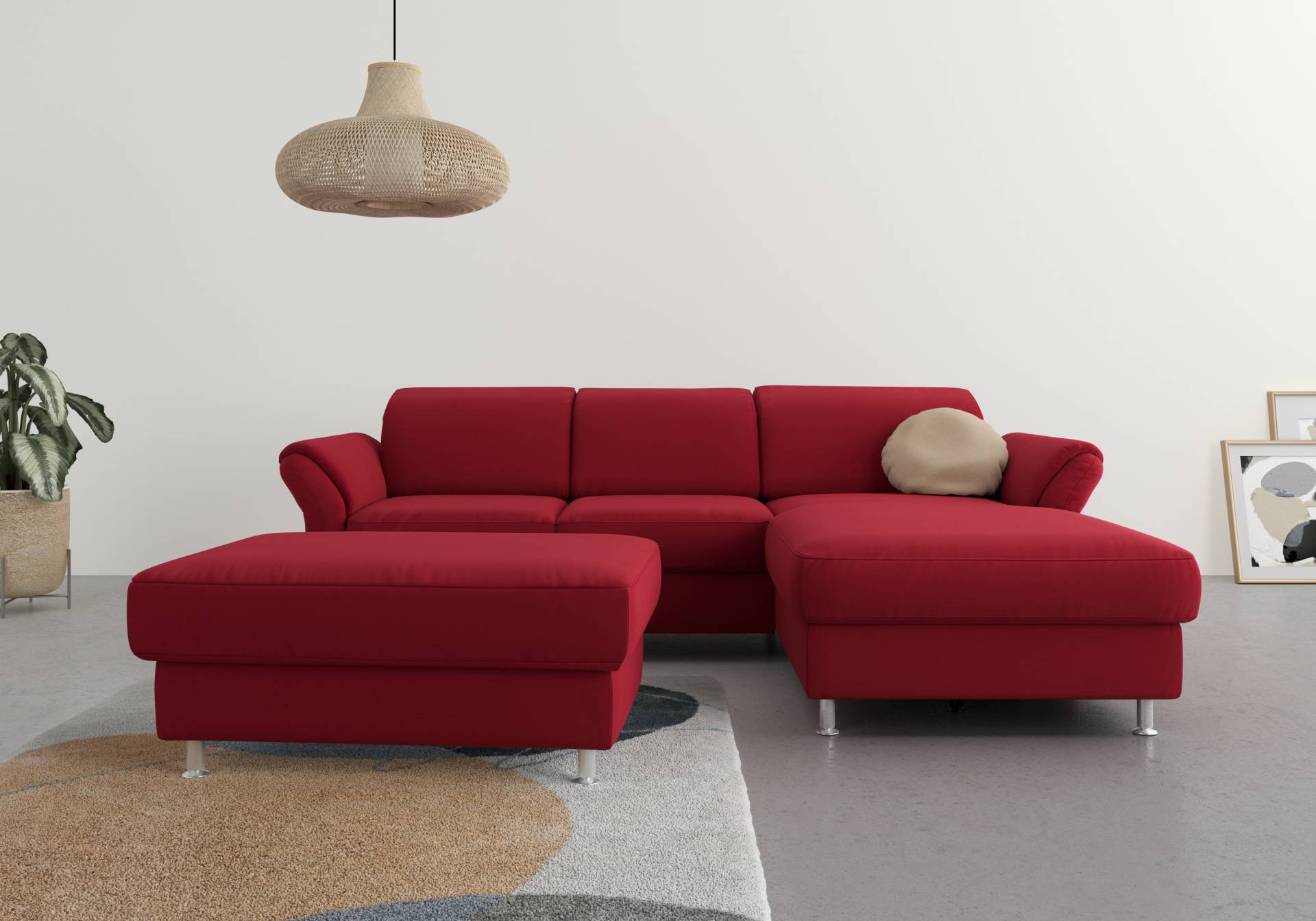 sit&more Ecksofa »Apulia L-Form«, wahlweise Bettfunktion, Bettkasten und Kopf- und Armteilverstellung sit&more Ecksofa »Apulia L-Form«, wahlweise Bettfunktion, Bettkasten und Kopf- und Armteilverstellung von sit&more