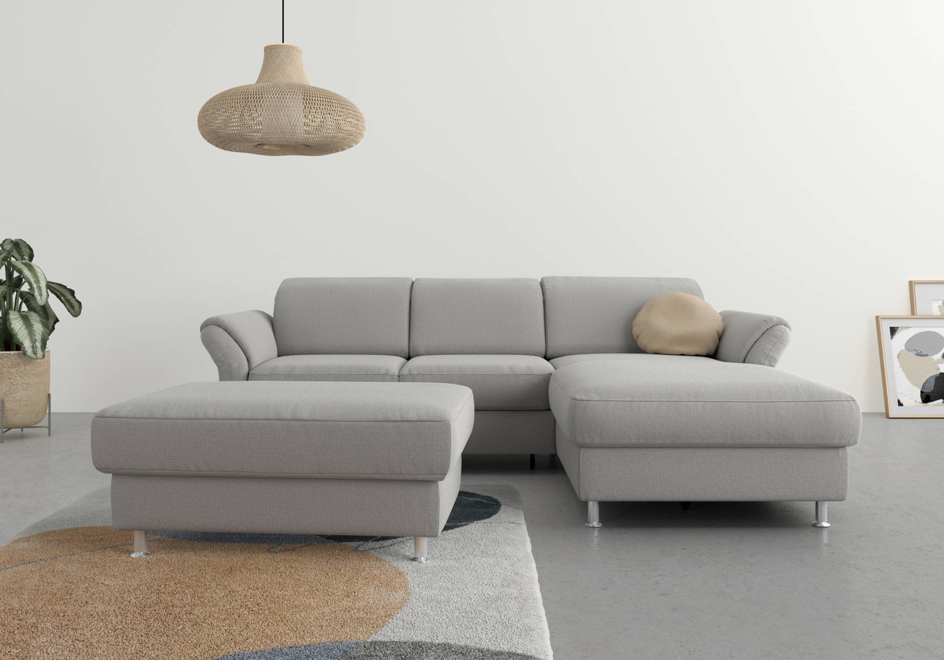 sit&more Ecksofa »Apulia L-Form«, wahlweise Bettfunktion, Bettkasten und Kopf- und Armteilverstellung sit&more Ecksofa »Apulia L-Form«, wahlweise Bettfunktion, Bettkasten und Kopf- und Armteilverstellung von sit&more