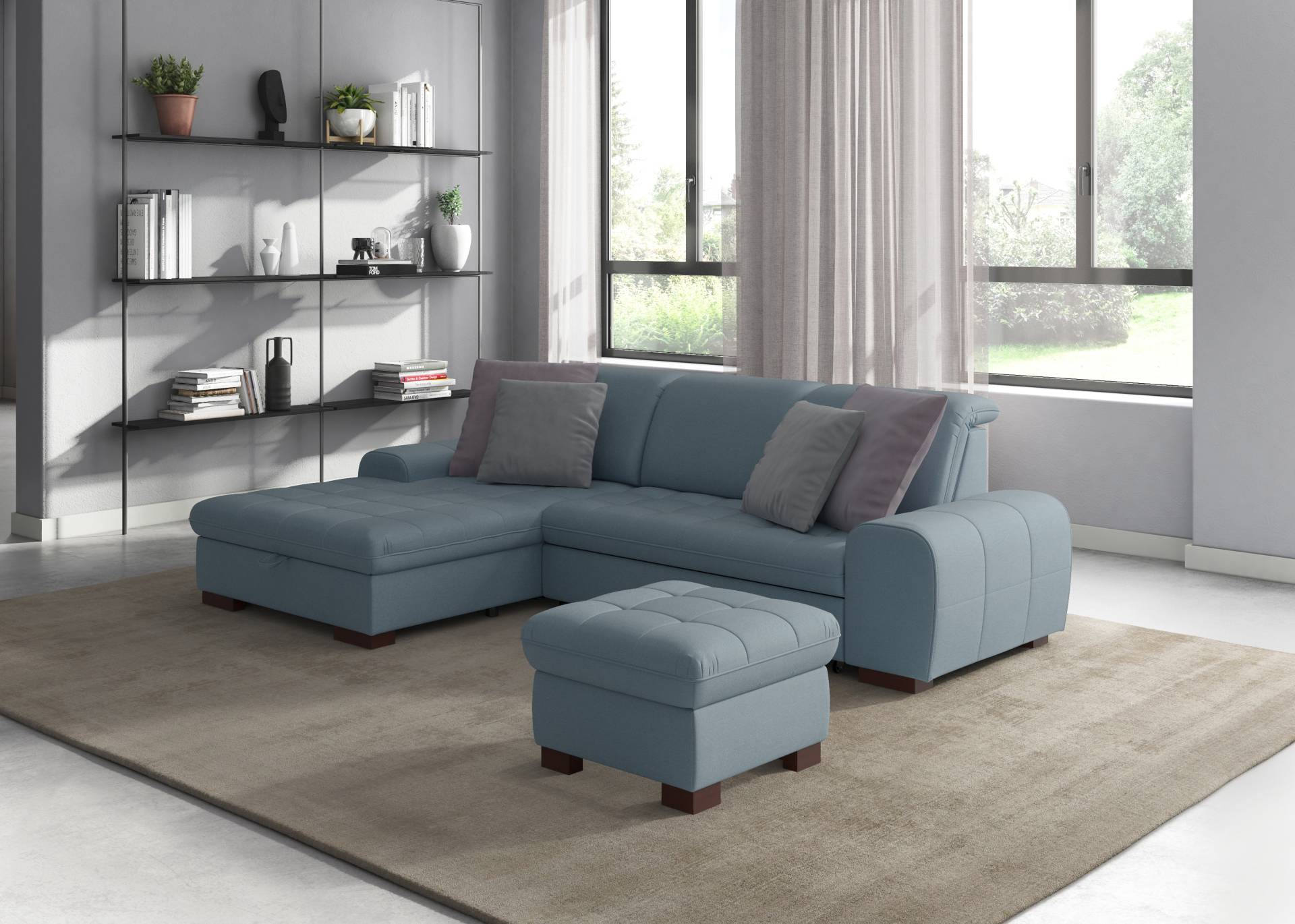 sit&more Ecksofa »Luxor L-Form«, wahlweise mit Bettfunktion, Bettkasten und Kopfteilverstellung sit&more Ecksofa »Luxor L-Form«, wahlweise mit Bettfunktion, Bettkasten und Kopfteilverstellung von sit&more