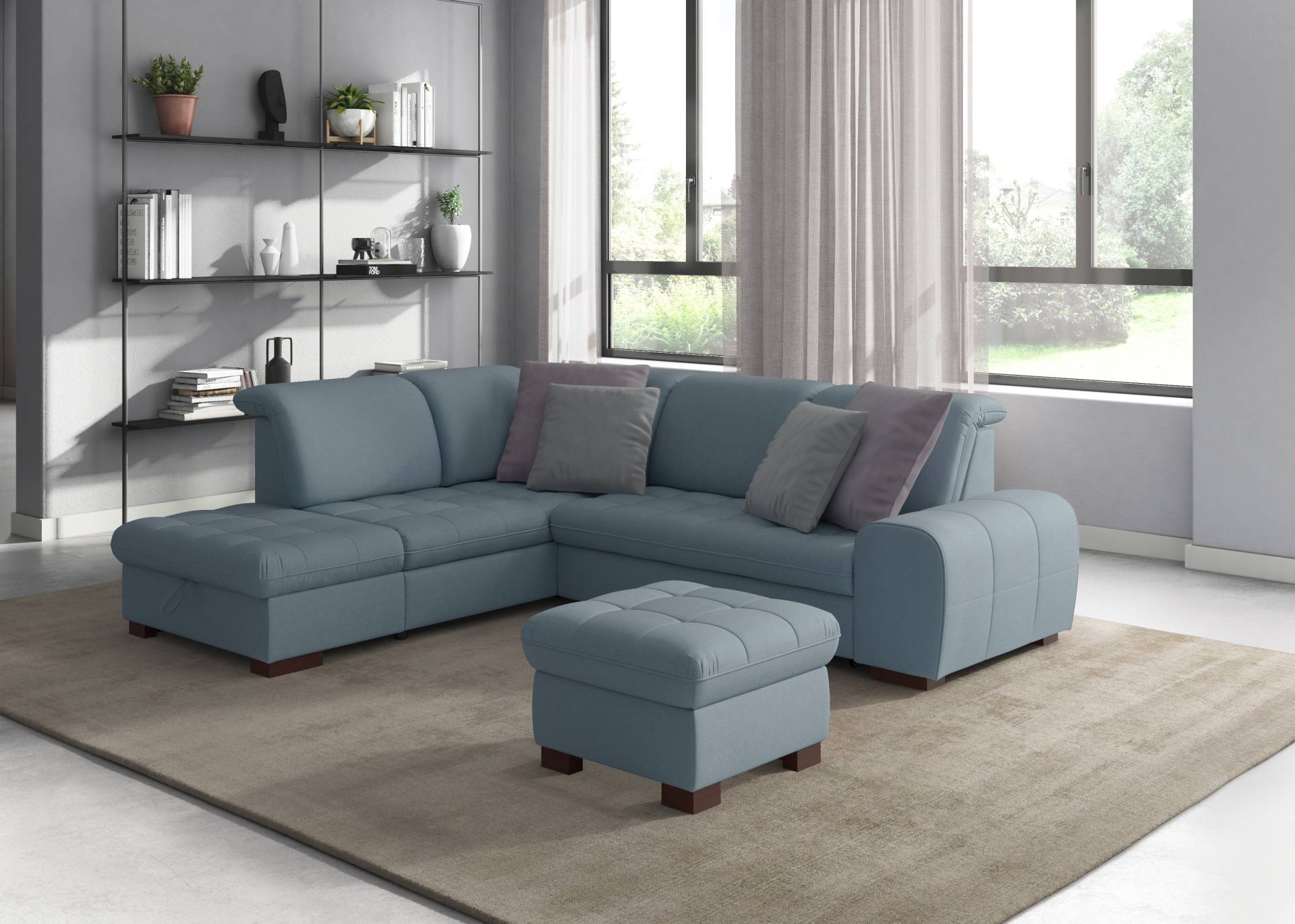 sit&more Ecksofa »Luxor L-Form«, wahlweise mit Bettfunktion, Stauraum und Kopfteilverstellung sit&more Ecksofa »Luxor L-Form«, wahlweise mit Bettfunktion, Stauraum und Kopfteilverstellung von sit&more